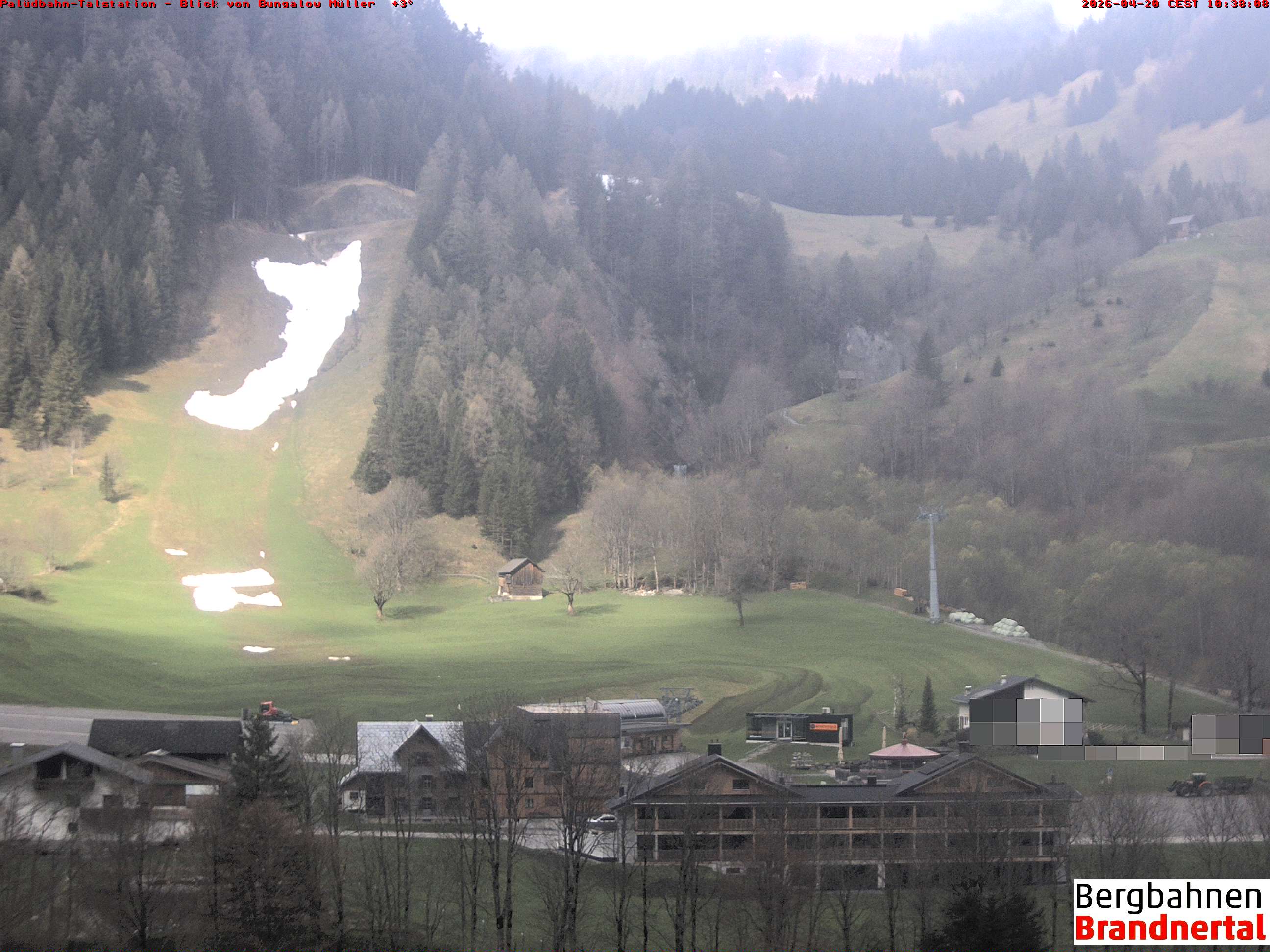 Blick auf Palüdbahn von Bungalow Müller
