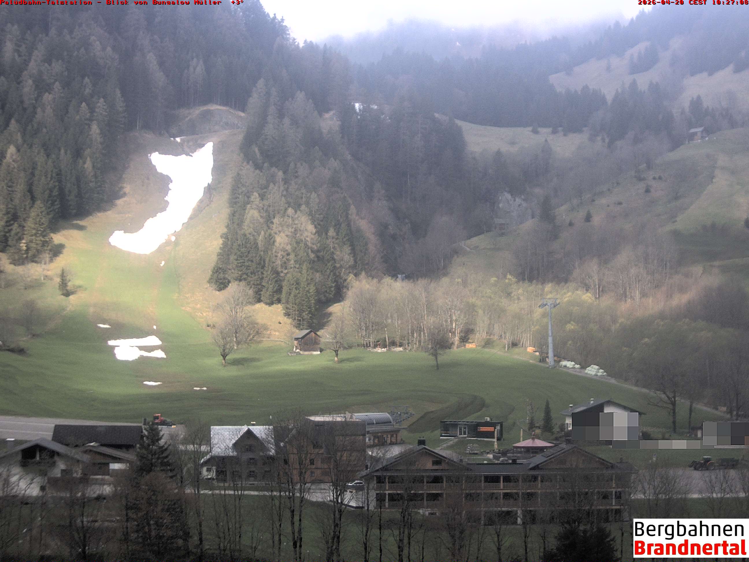 Blick auf Palüdbahn von Bungalow Müller