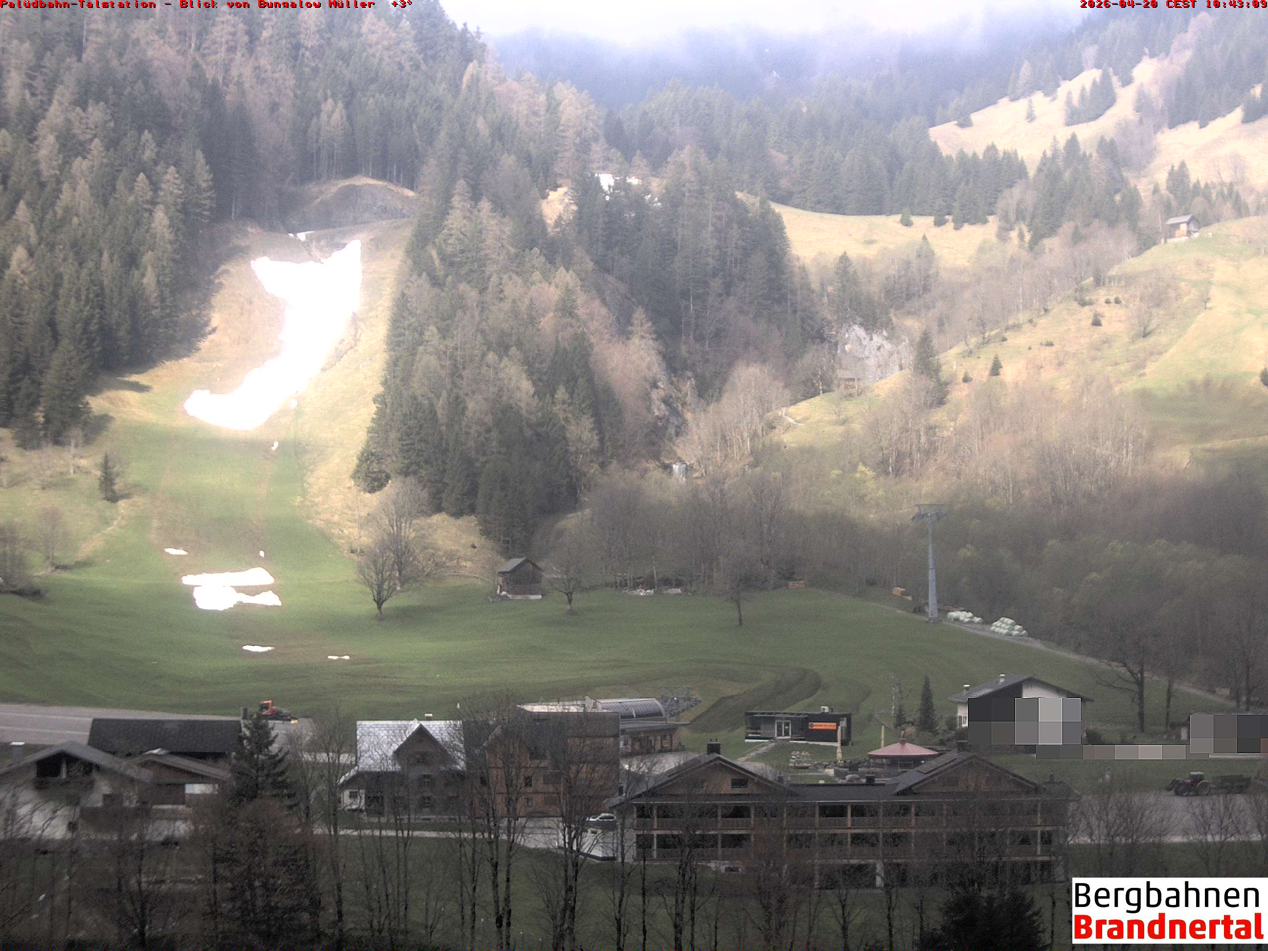 Blick auf Palüdbahn von Bungalow Müller