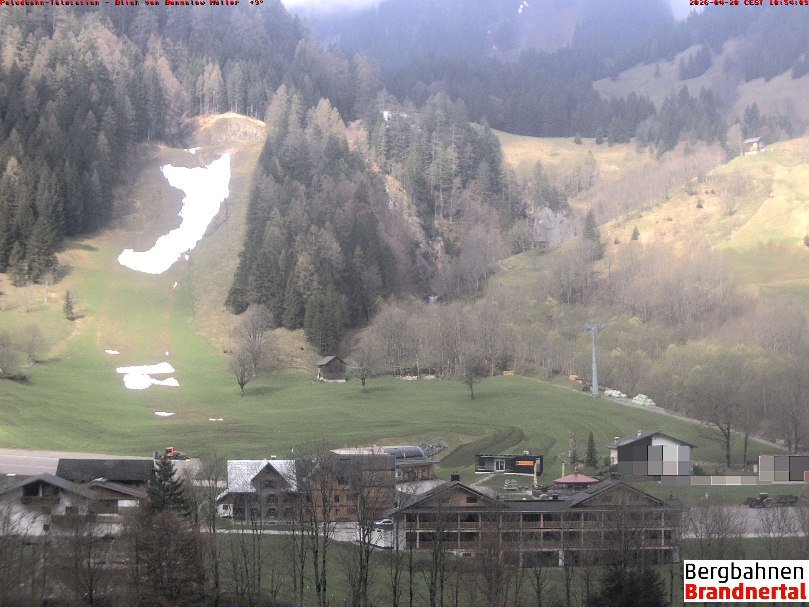 Blick auf Palüdbahn von Bungalow Müller