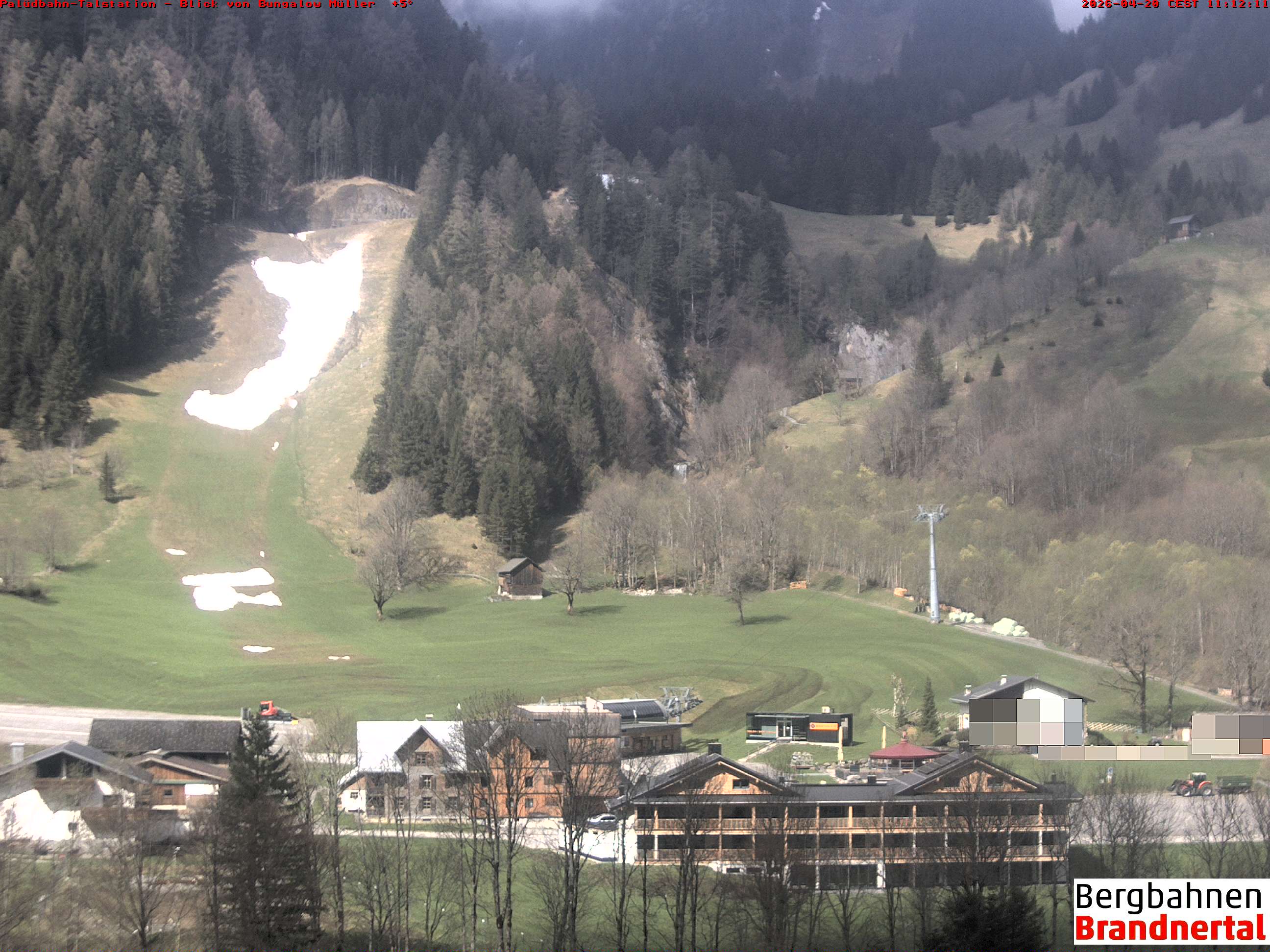 Blick auf Palüdbahn von Bungalow Müller