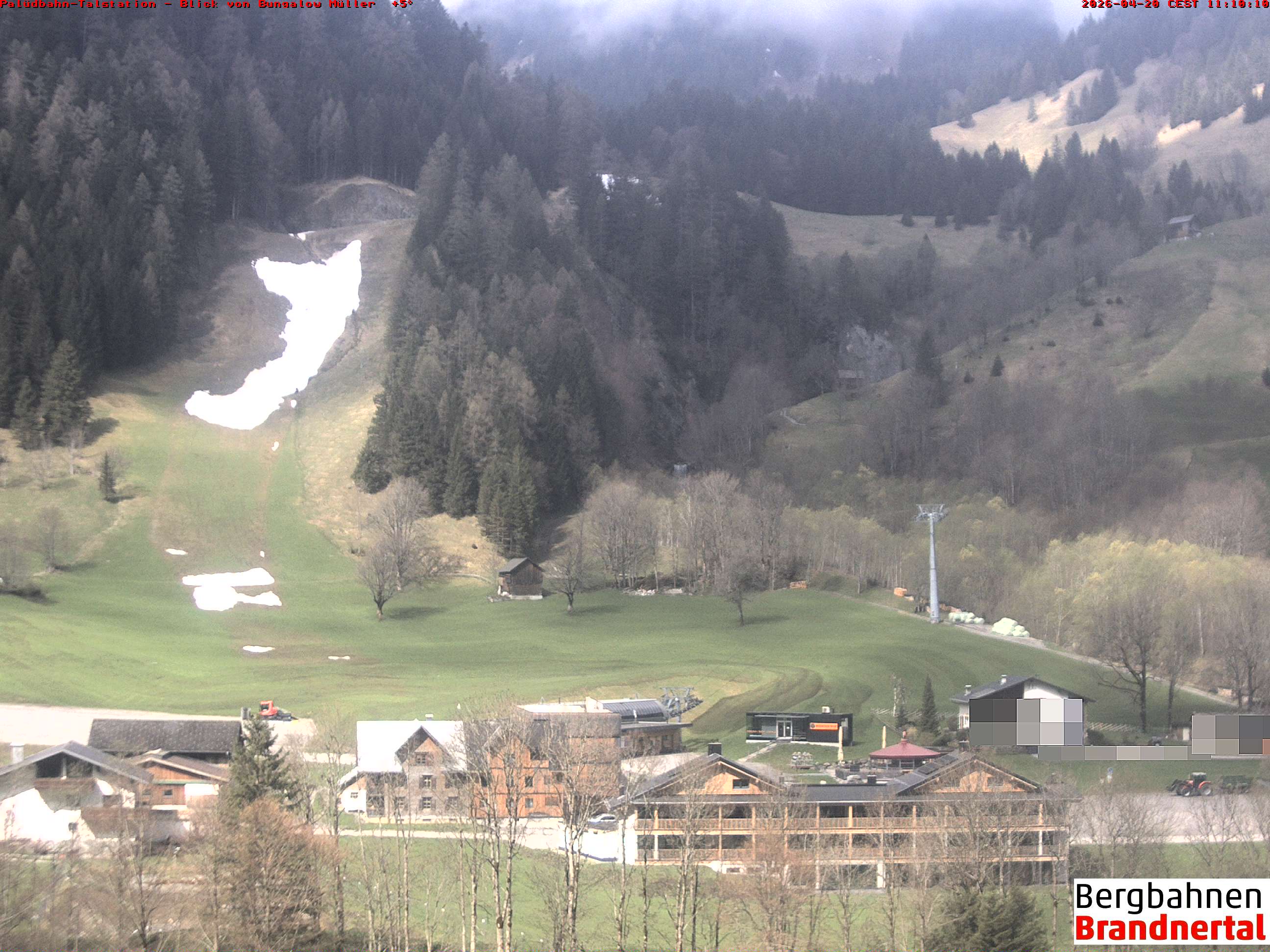 Blick auf Palüdbahn von Bungalow Müller