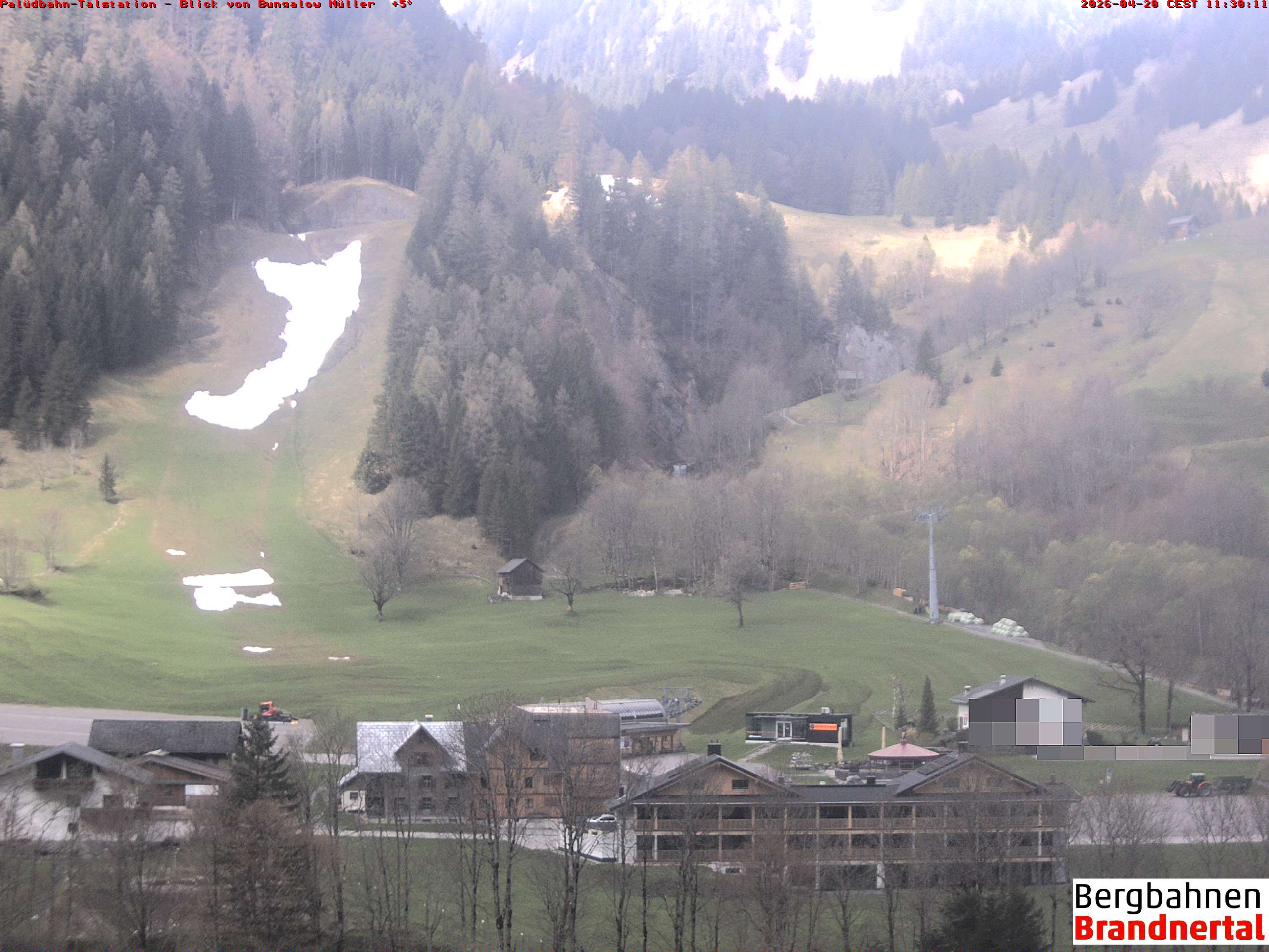 Blick auf Palüdbahn von Bungalow Müller