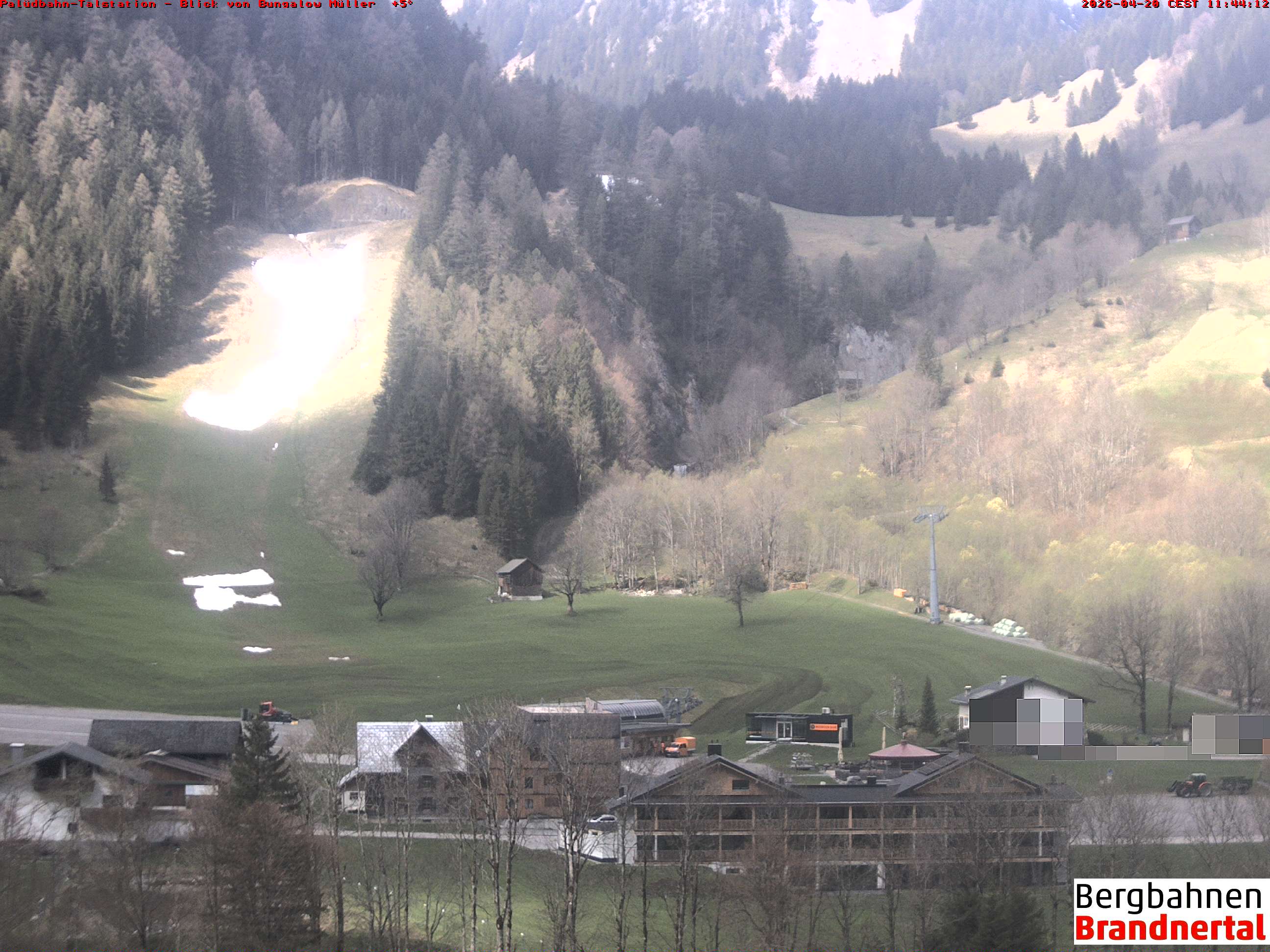 Blick auf Palüdbahn von Bungalow Müller