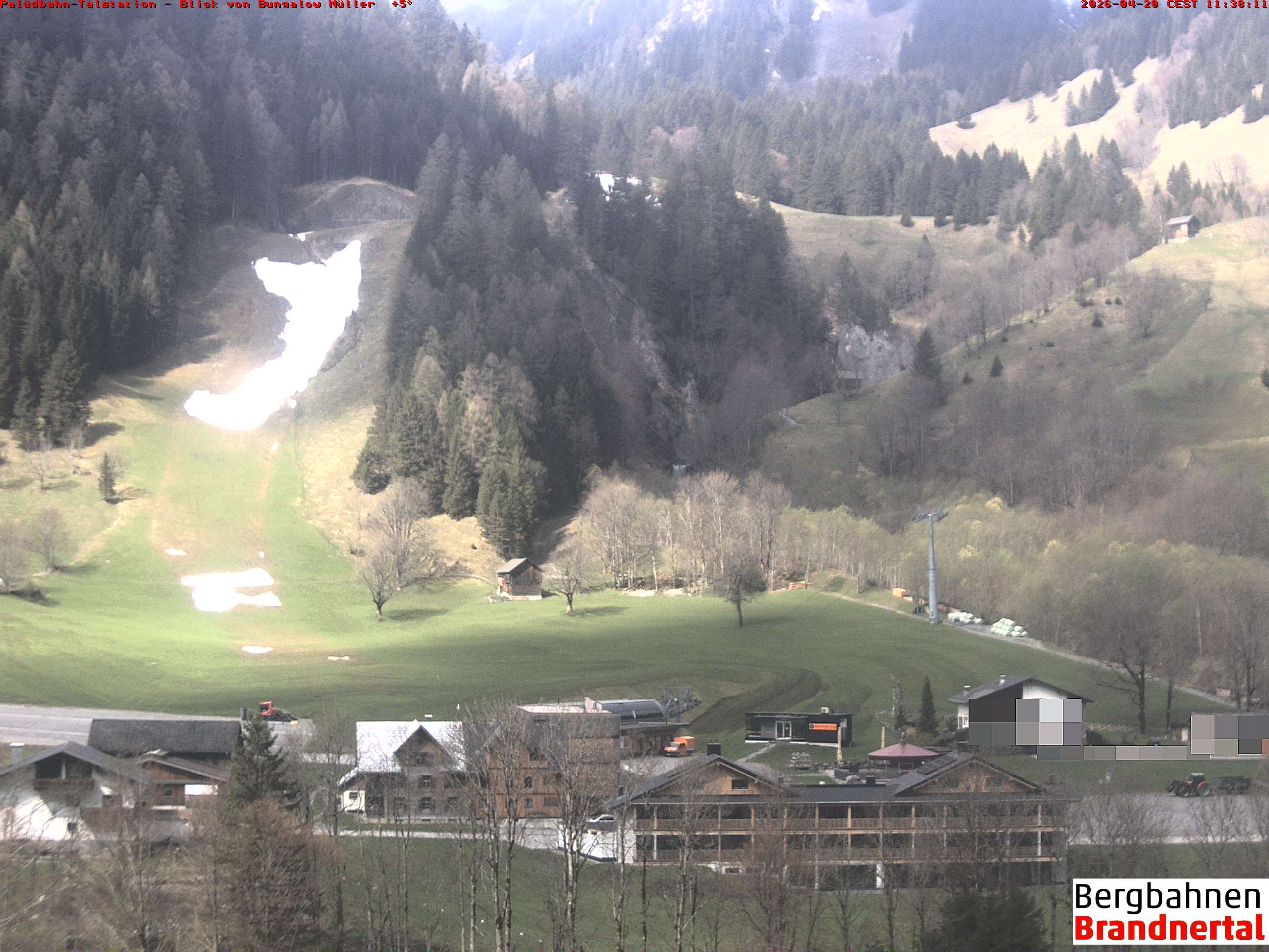 Blick auf Palüdbahn von Bungalow Müller