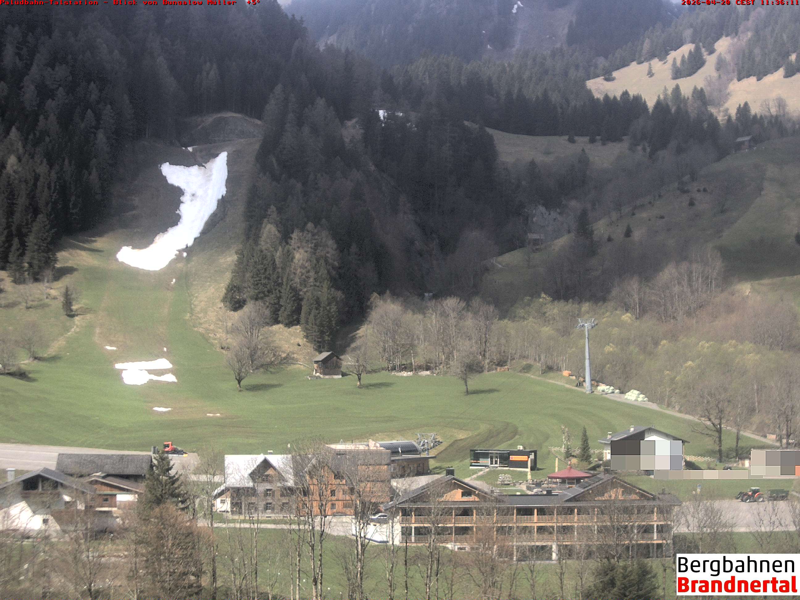Blick auf Palüdbahn von Bungalow Müller