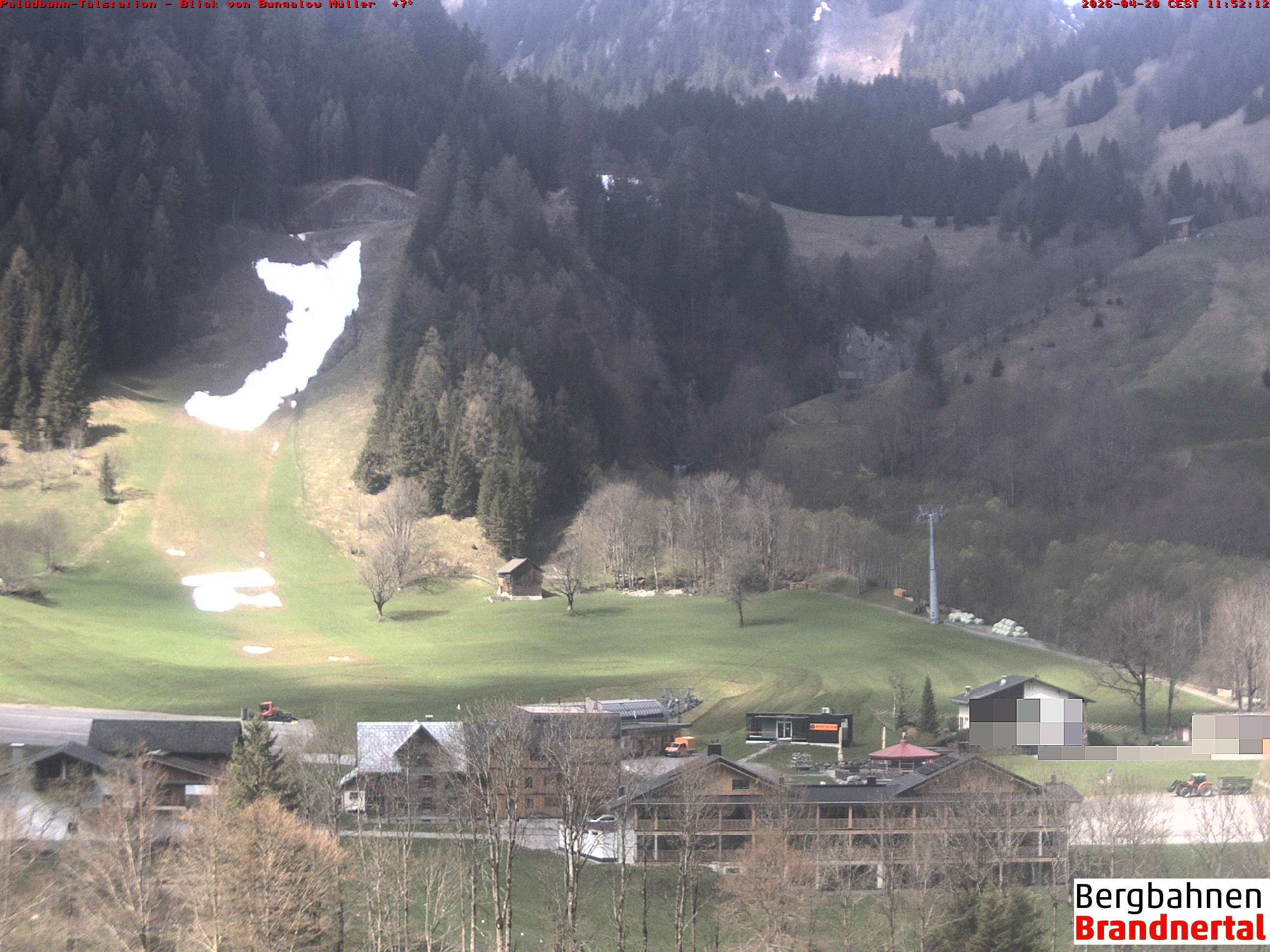 Blick auf Palüdbahn von Bungalow Müller