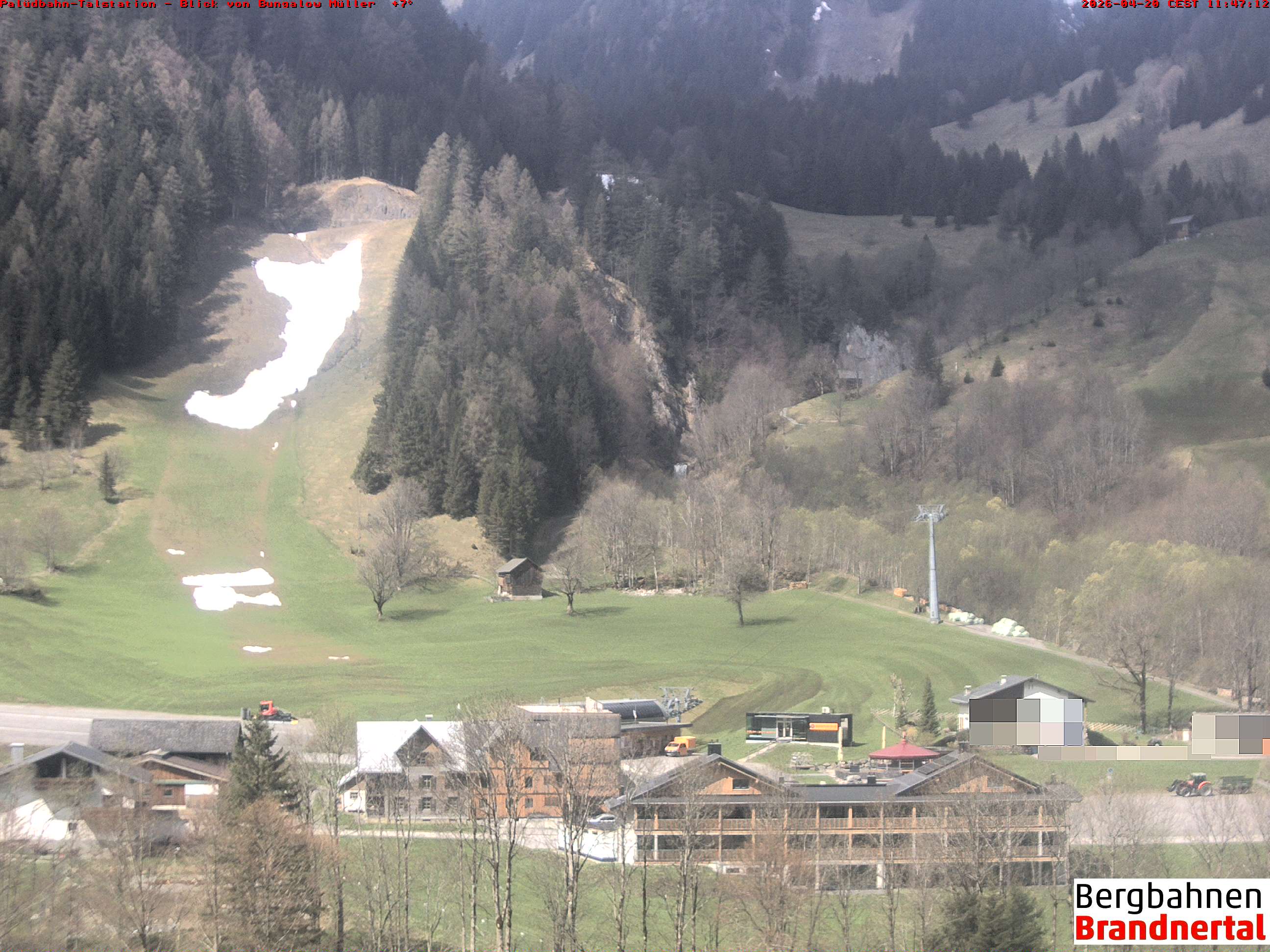Blick auf Palüdbahn von Bungalow Müller