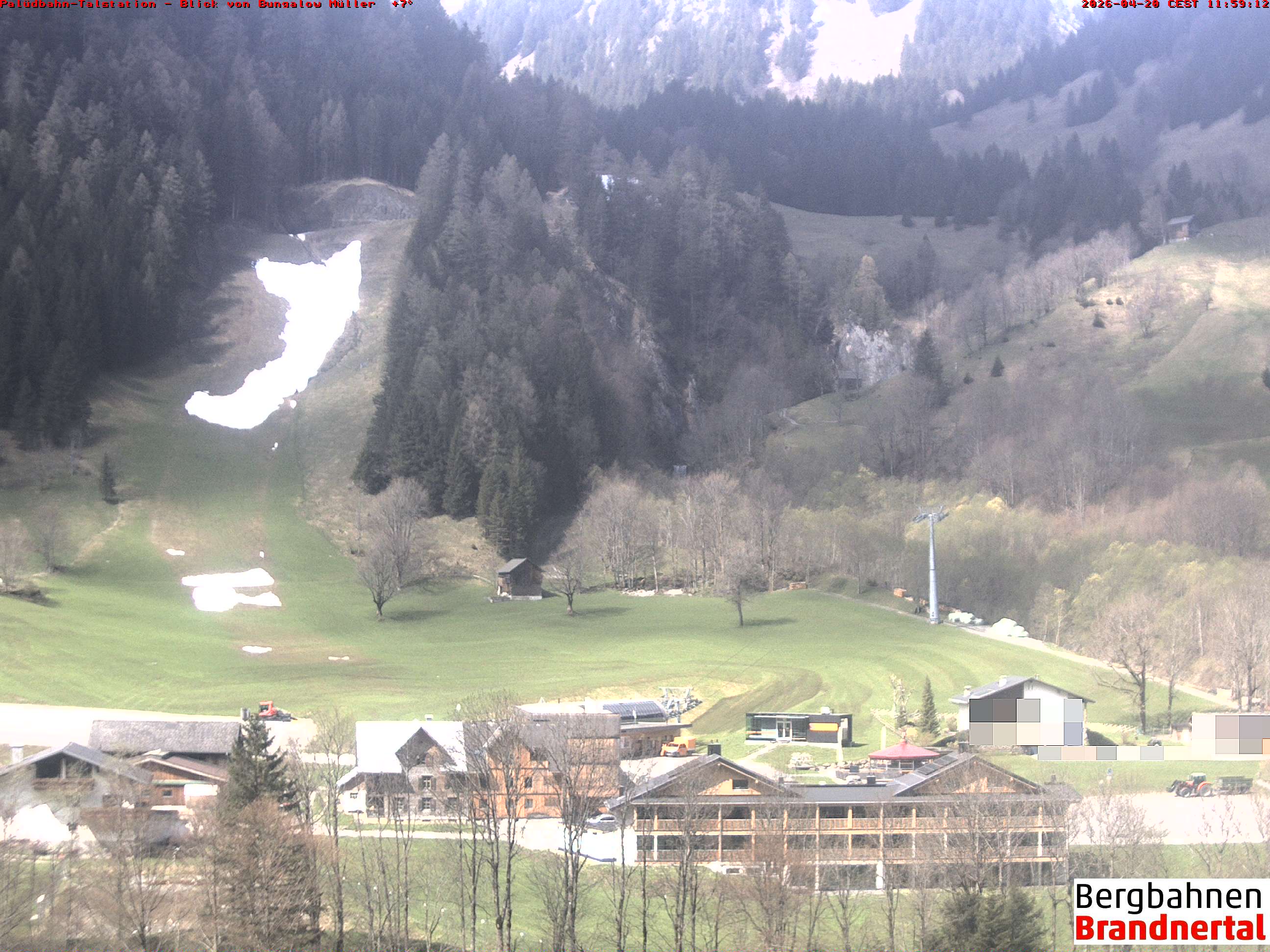 Blick auf Palüdbahn von Bungalow Müller