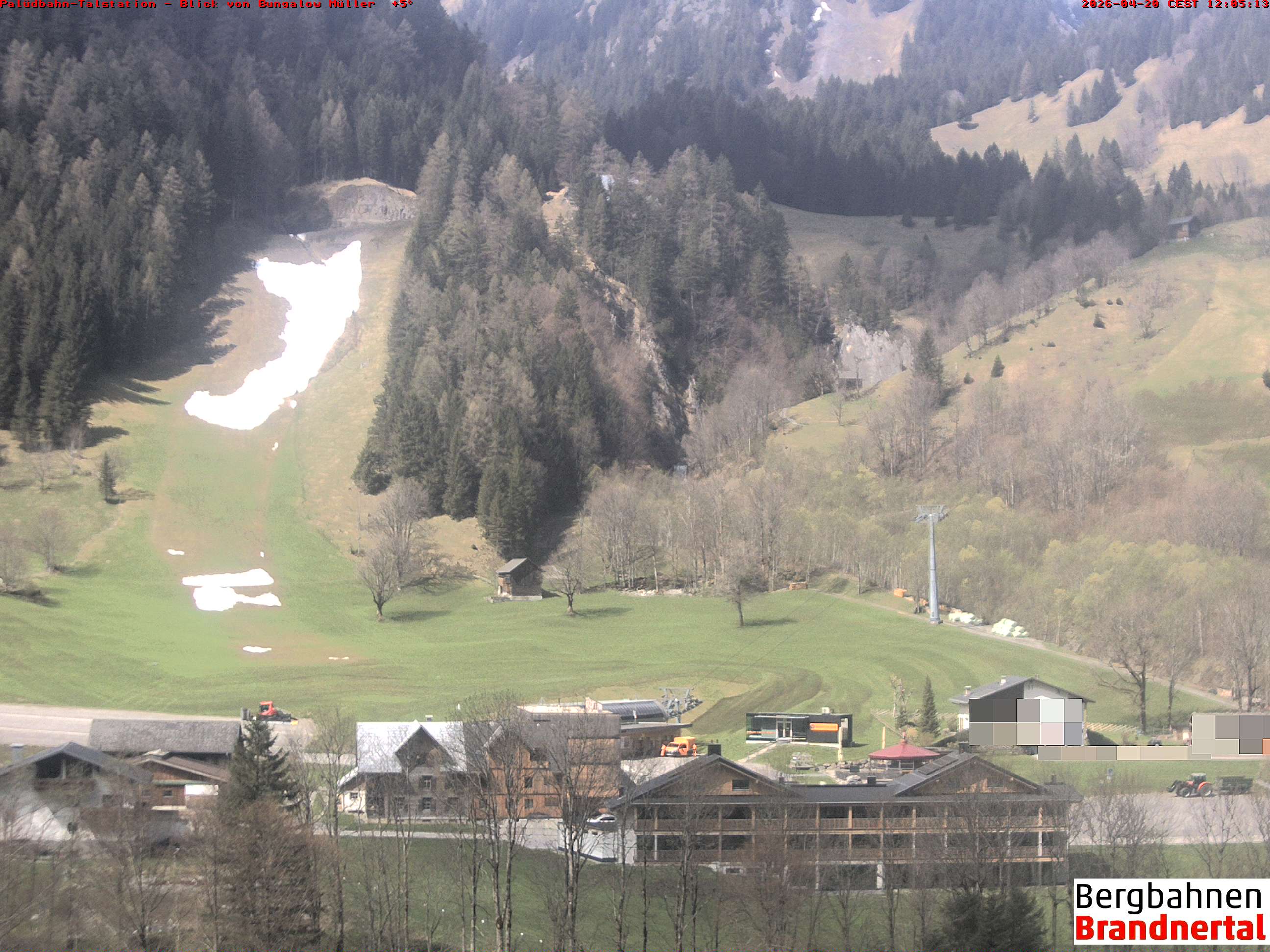 Blick auf Palüdbahn von Bungalow Müller