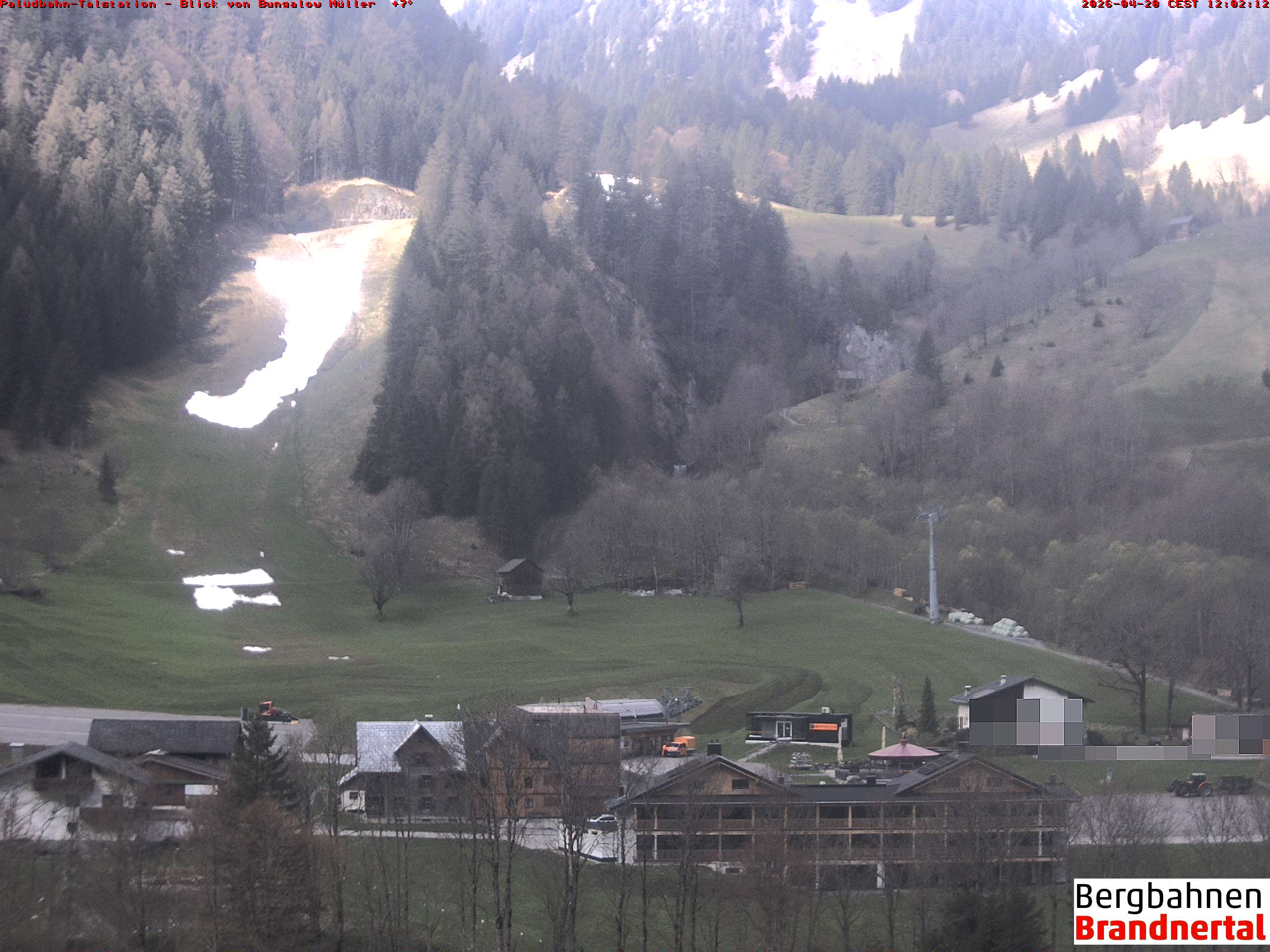 Blick auf Palüdbahn von Bungalow Müller