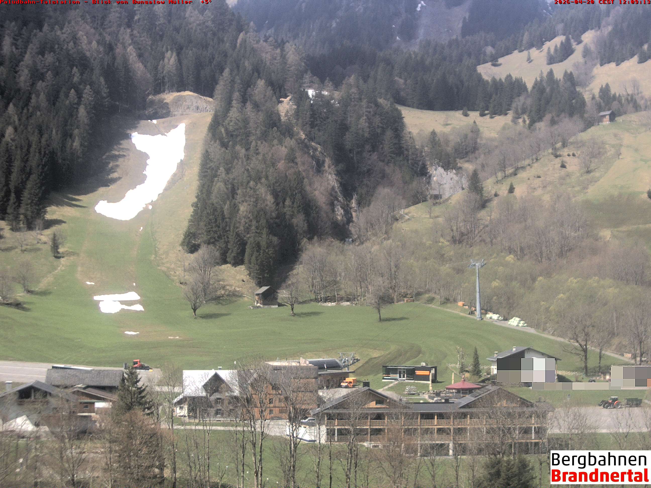 Blick auf Palüdbahn von Bungalow Müller