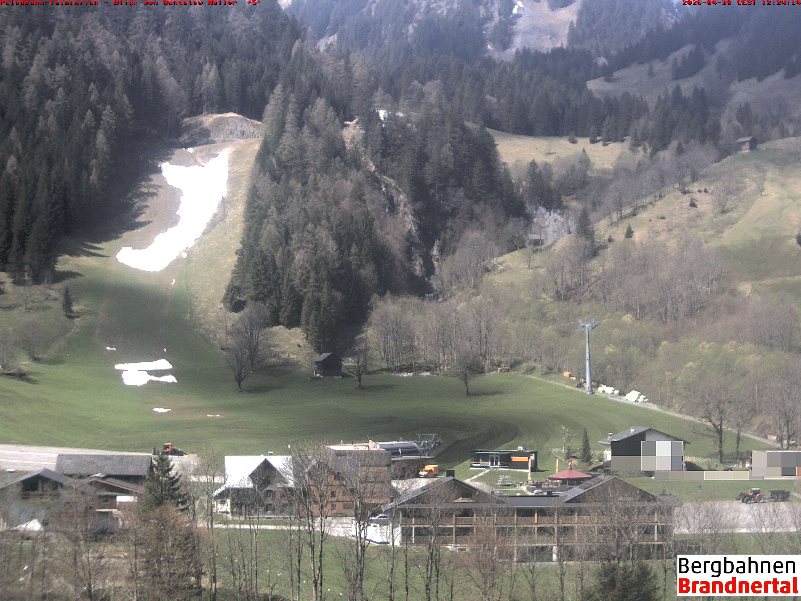 Blick auf Palüdbahn von Bungalow Müller