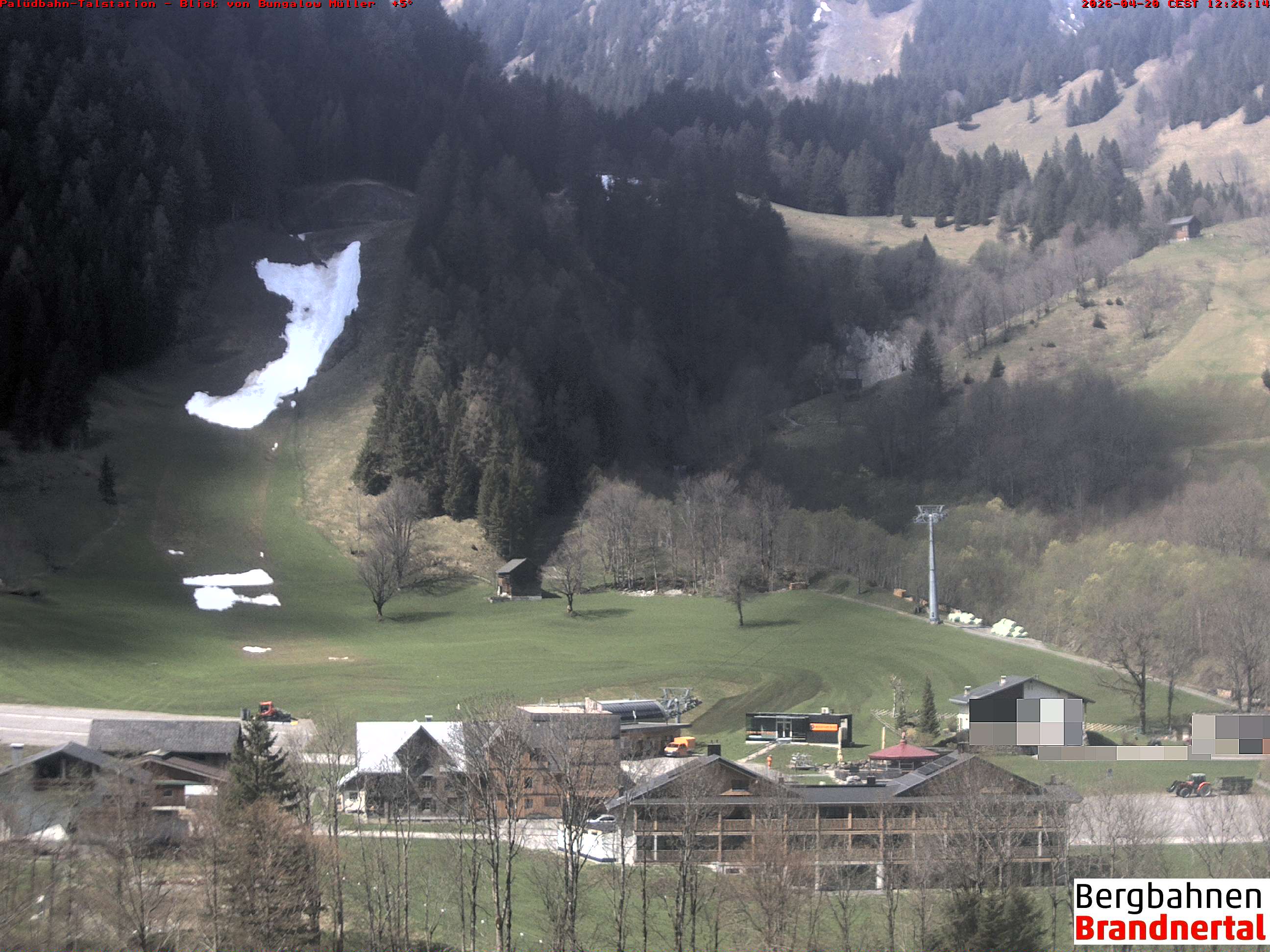 Blick auf Palüdbahn von Bungalow Müller