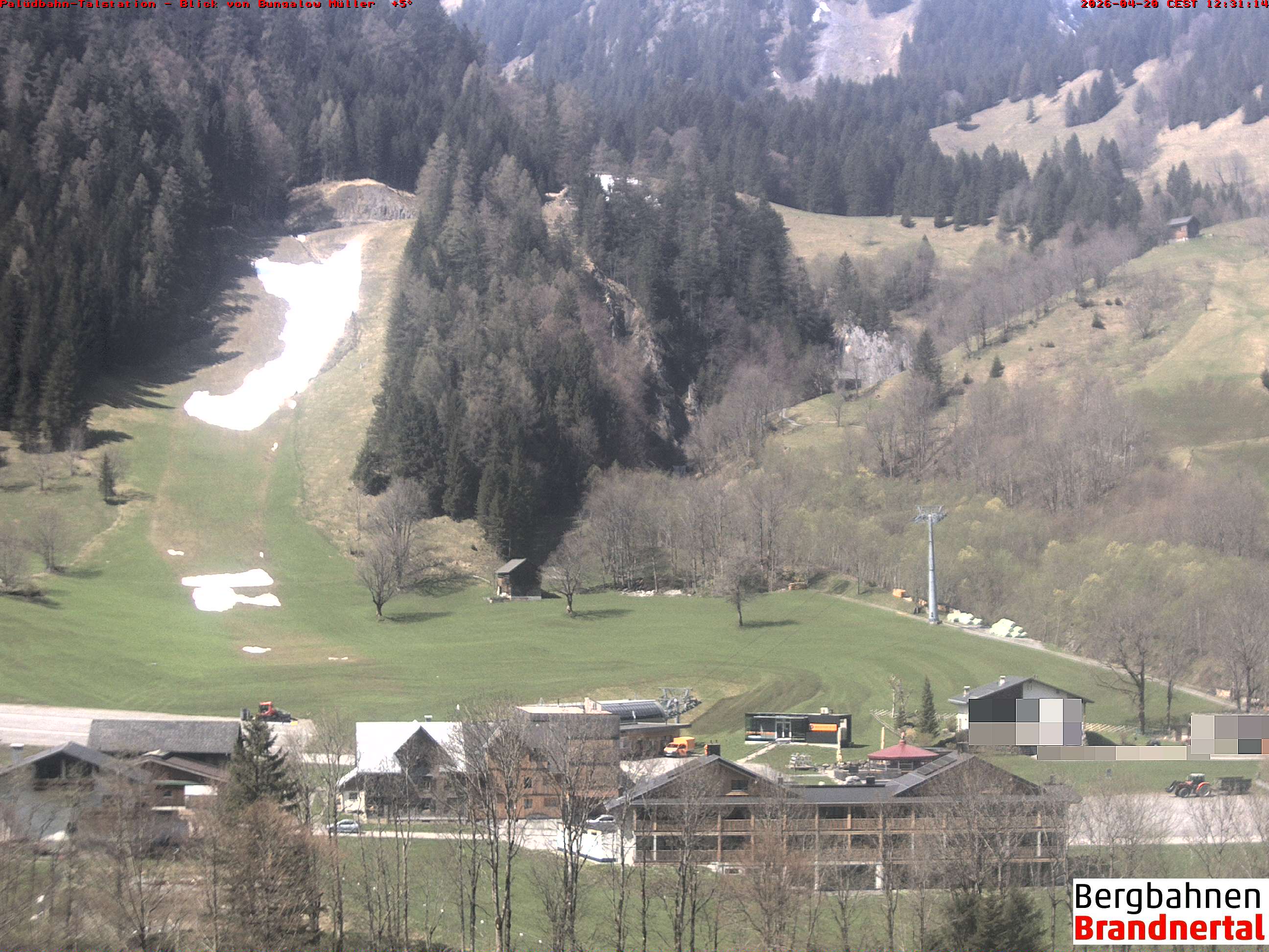 Blick auf Palüdbahn von Bungalow Müller