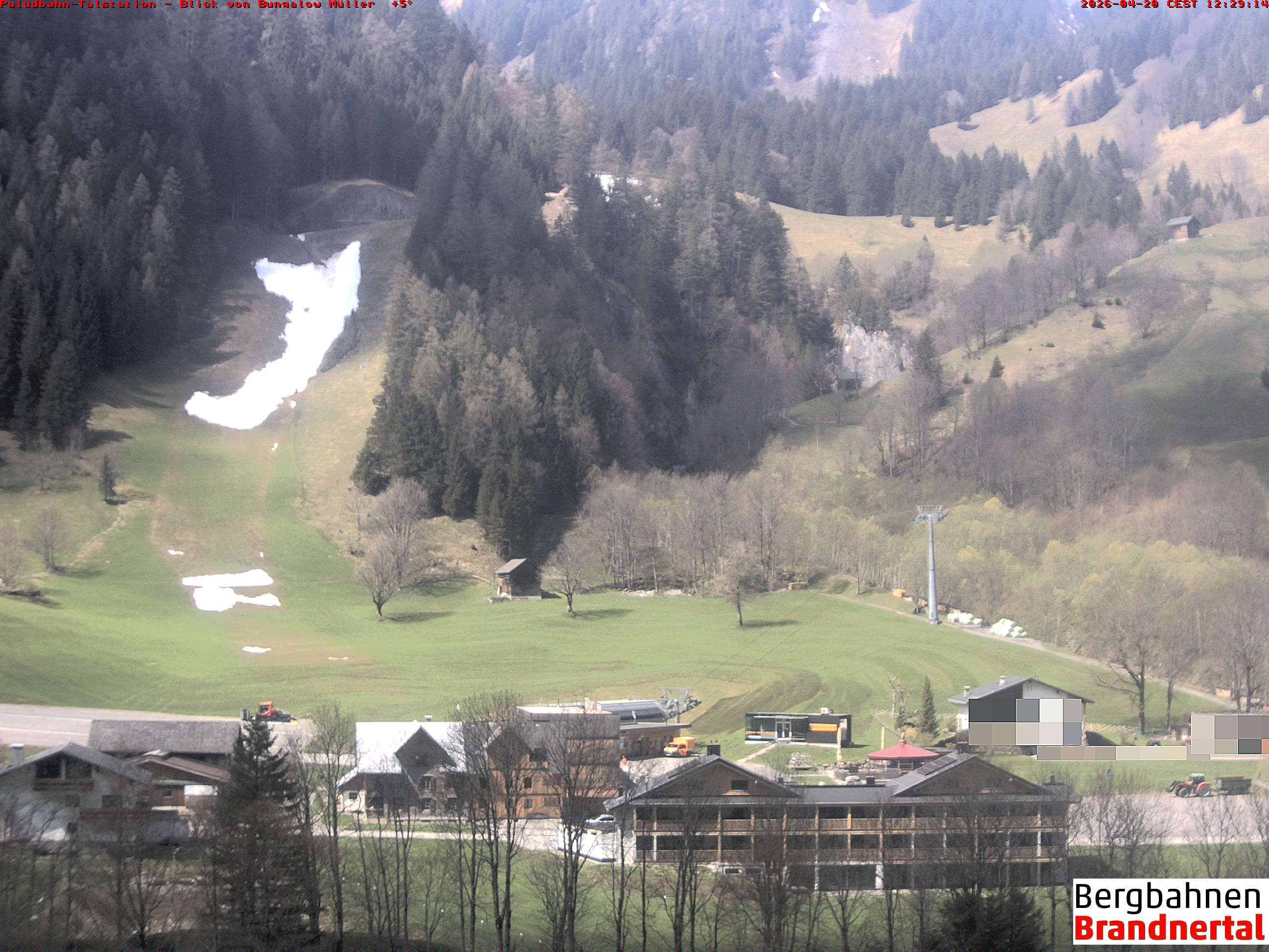 Blick auf Palüdbahn von Bungalow Müller