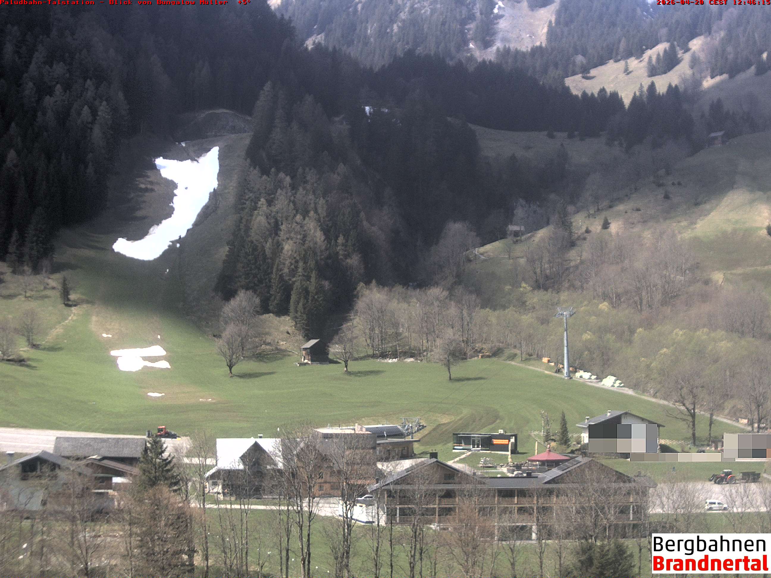 Blick auf Palüdbahn von Bungalow Müller