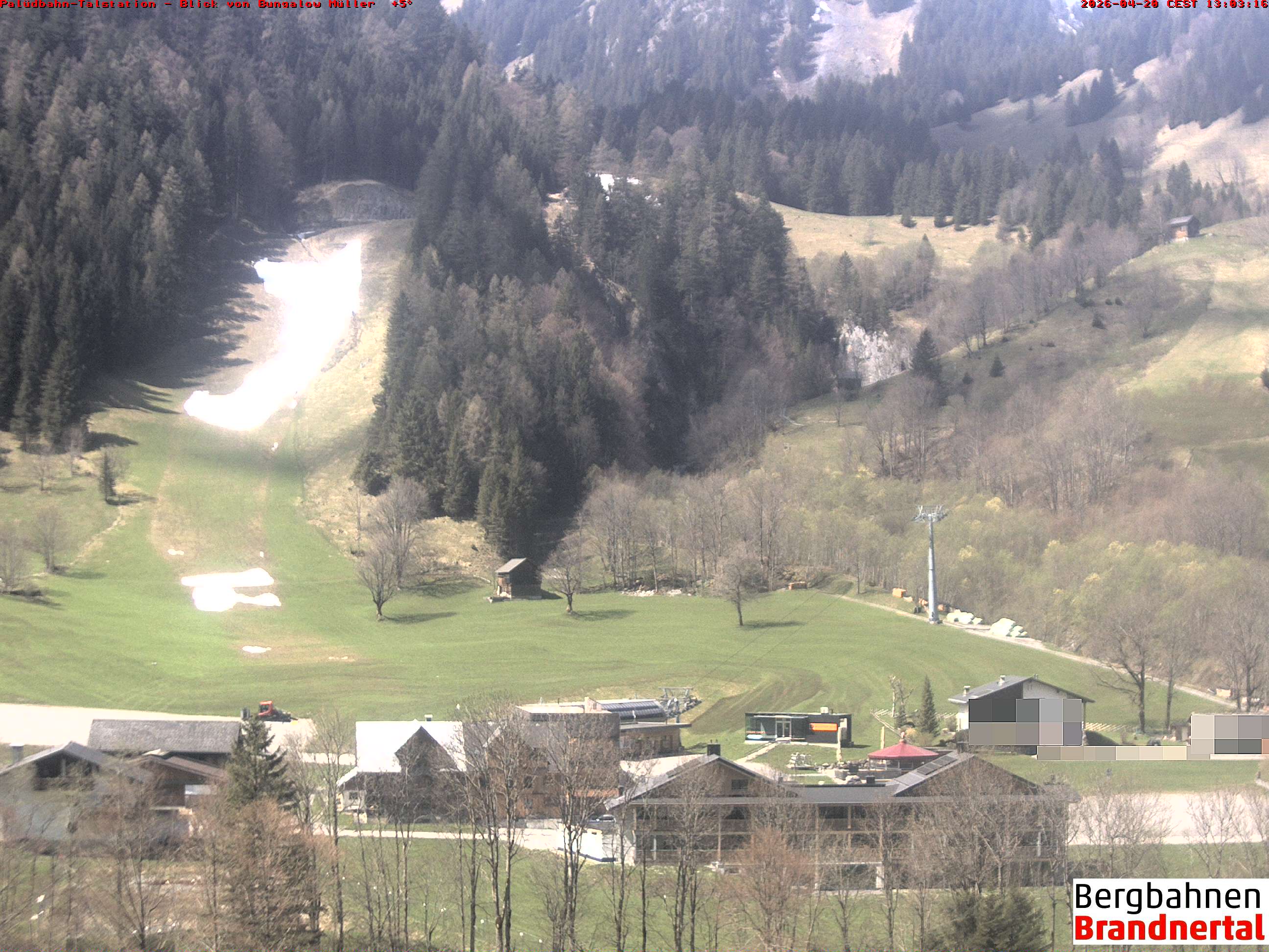 Blick auf Palüdbahn von Bungalow Müller