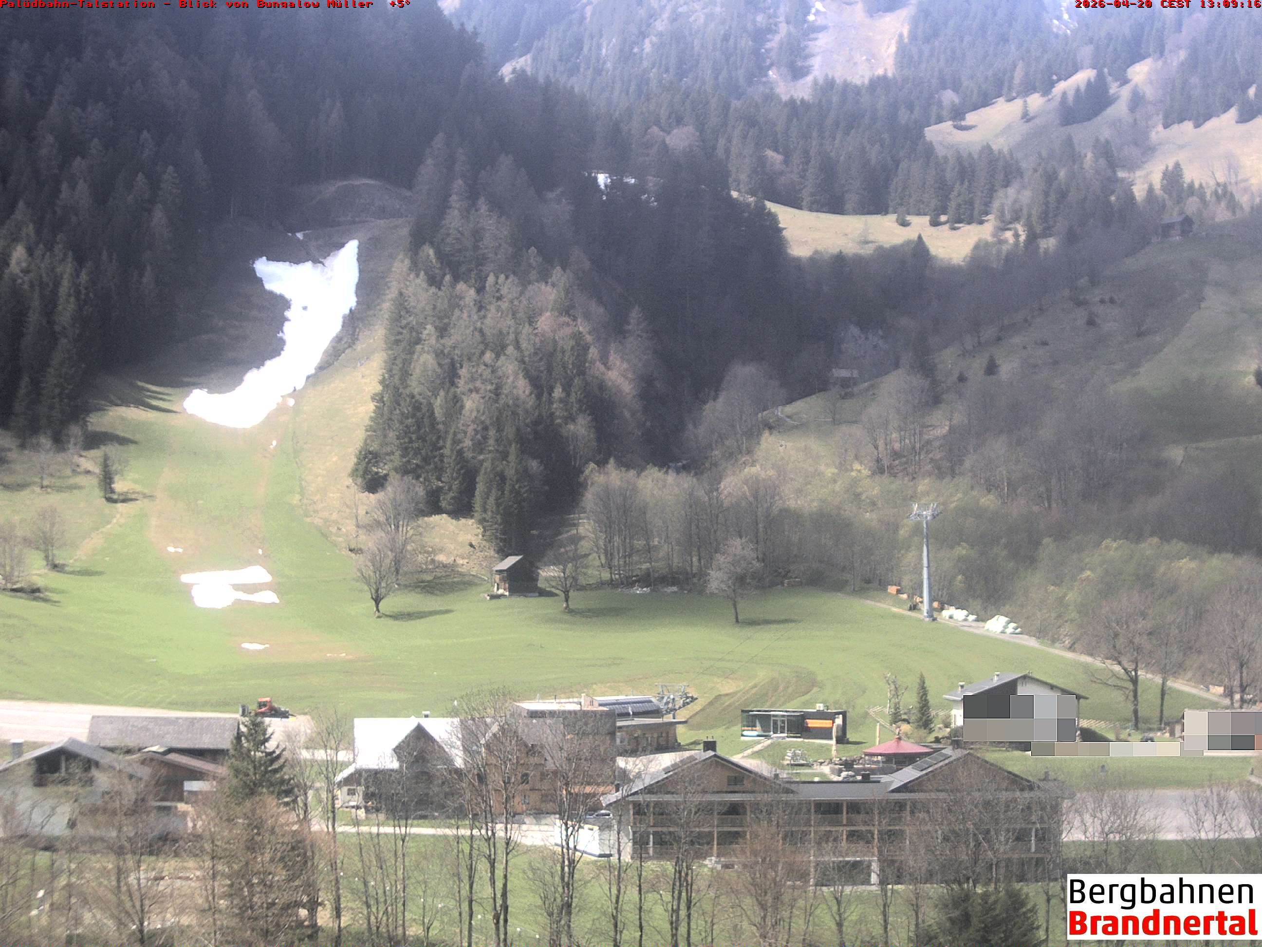 Blick auf Palüdbahn von Bungalow Müller