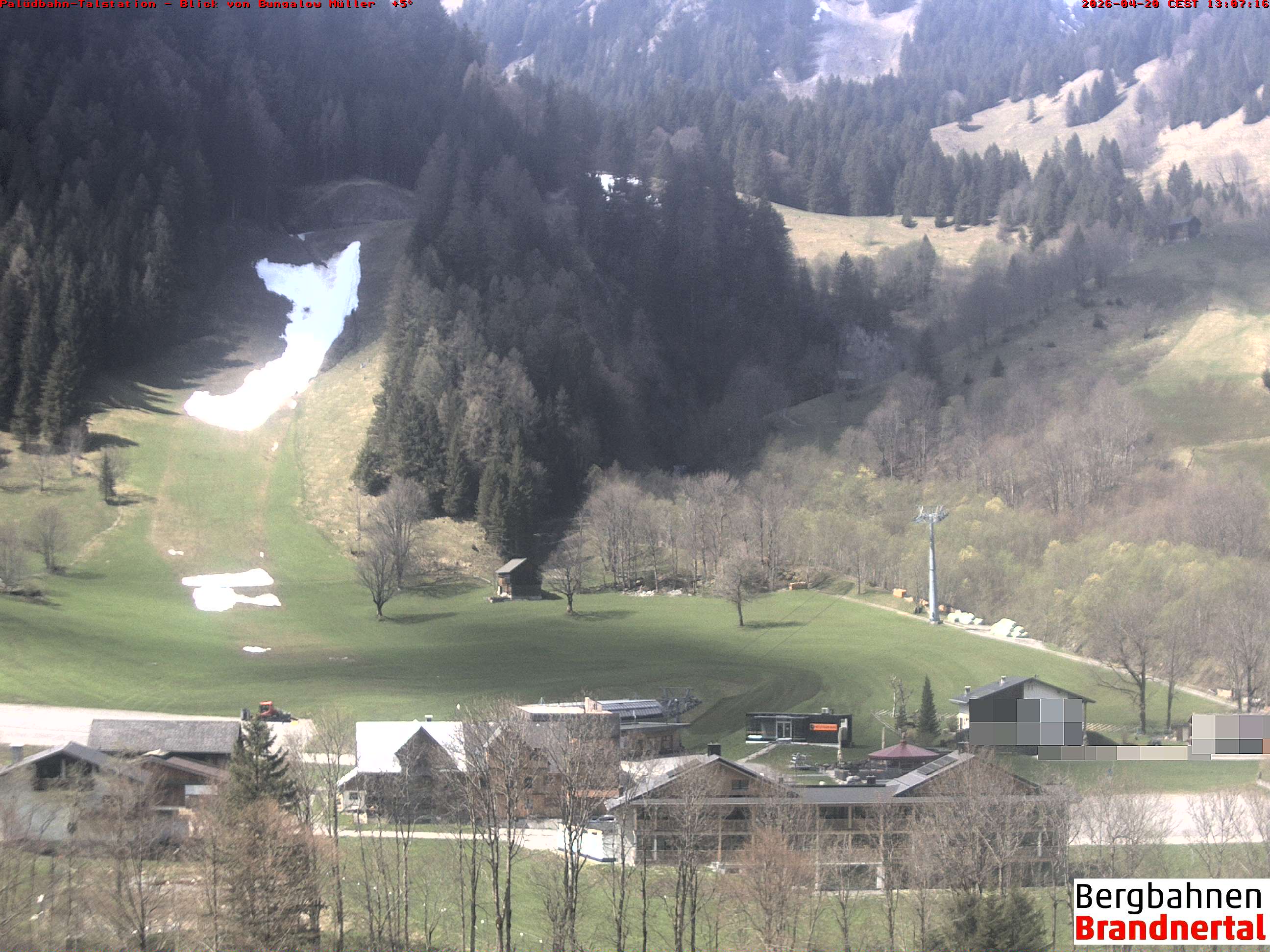 Blick auf Palüdbahn von Bungalow Müller