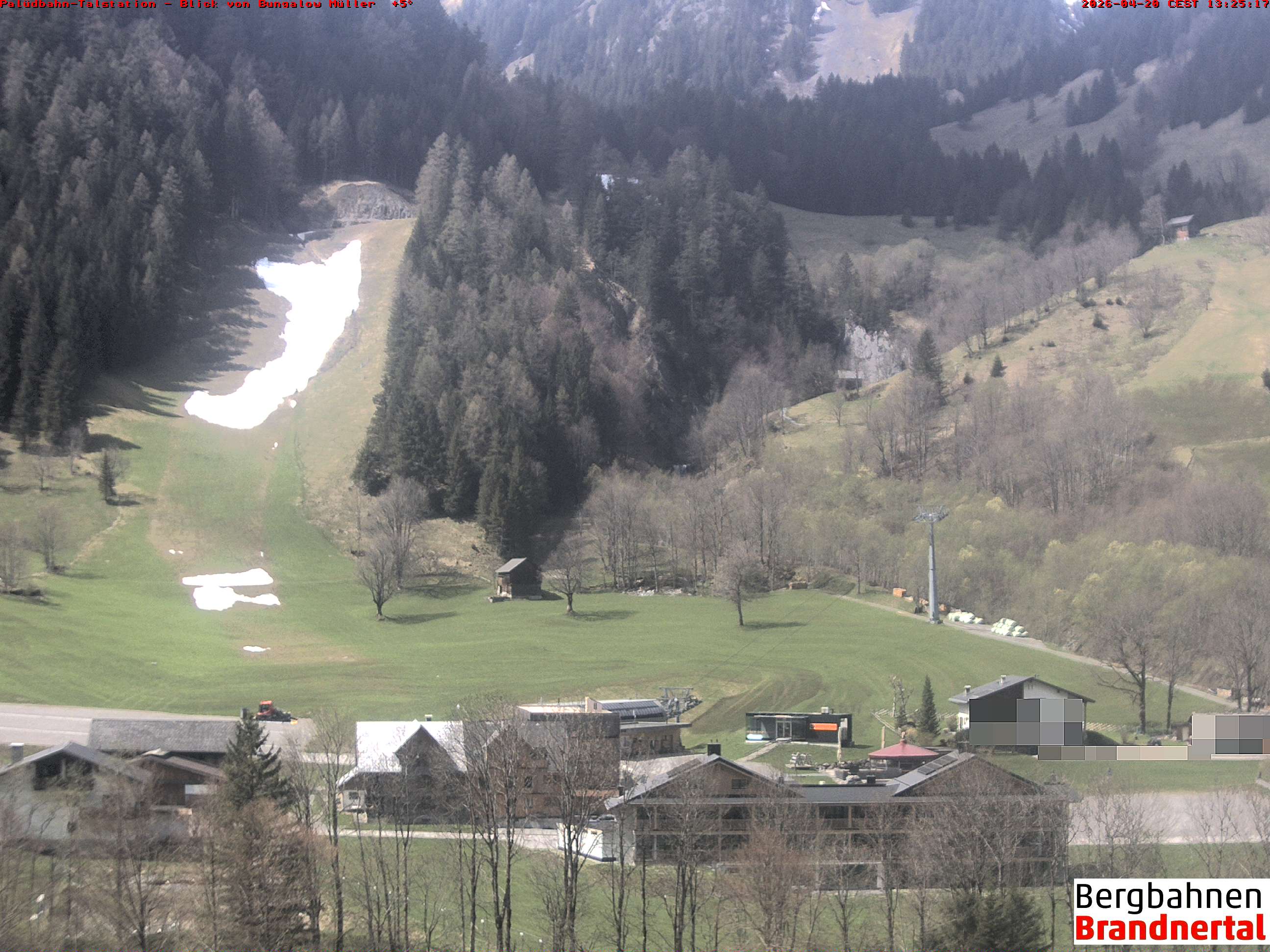 Blick auf Palüdbahn von Bungalow Müller