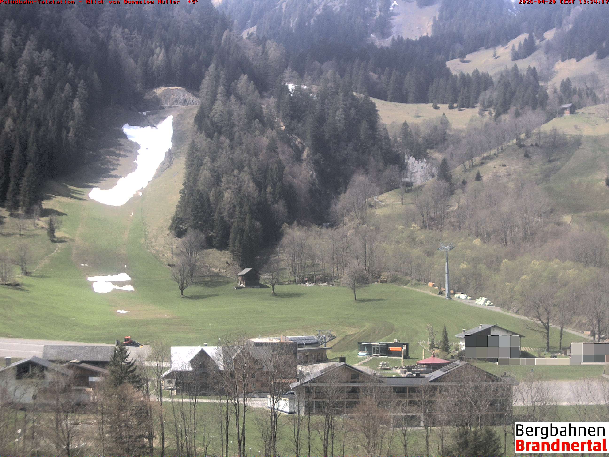 Blick auf Palüdbahn von Bungalow Müller