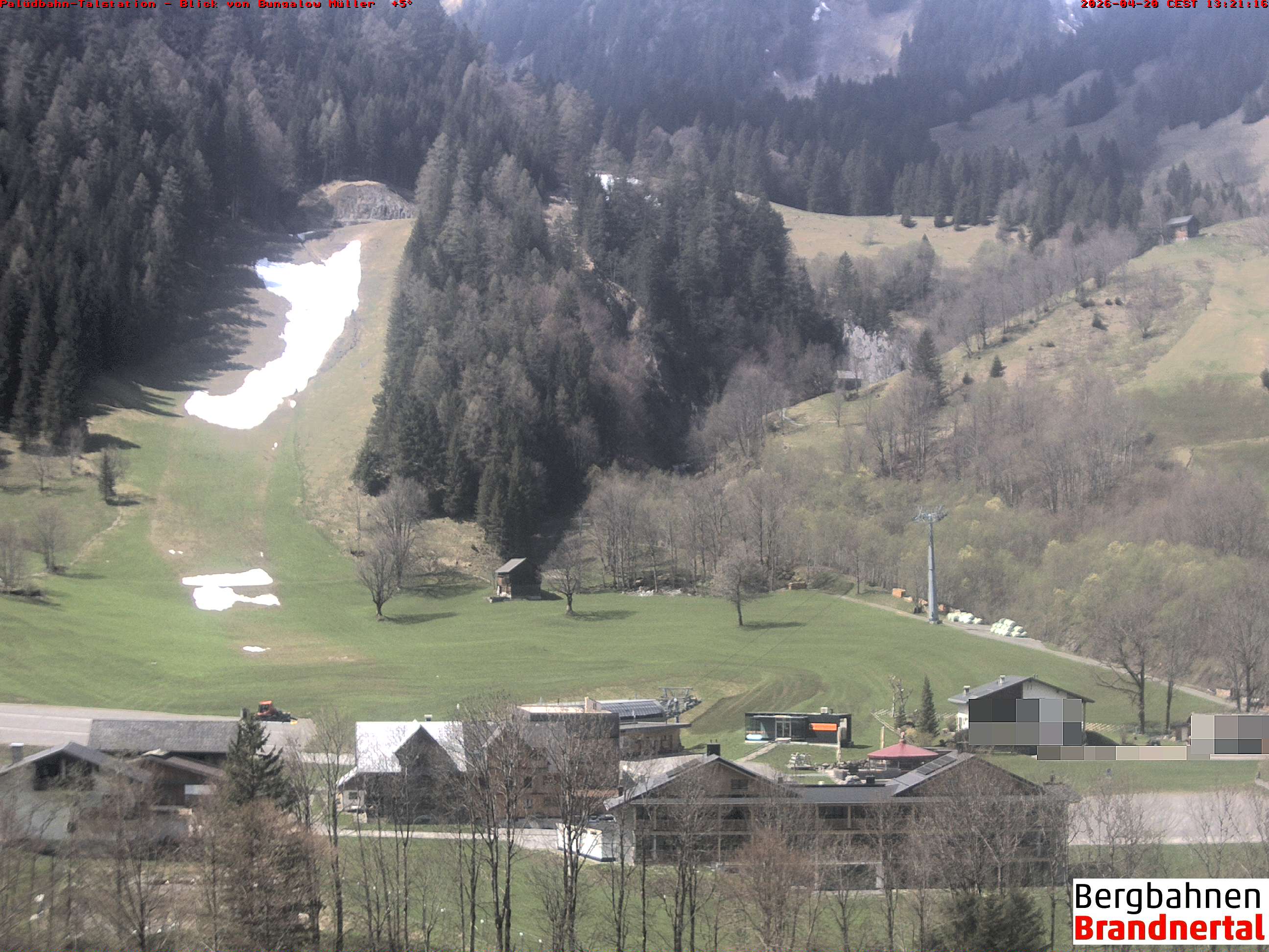 Blick auf Palüdbahn von Bungalow Müller