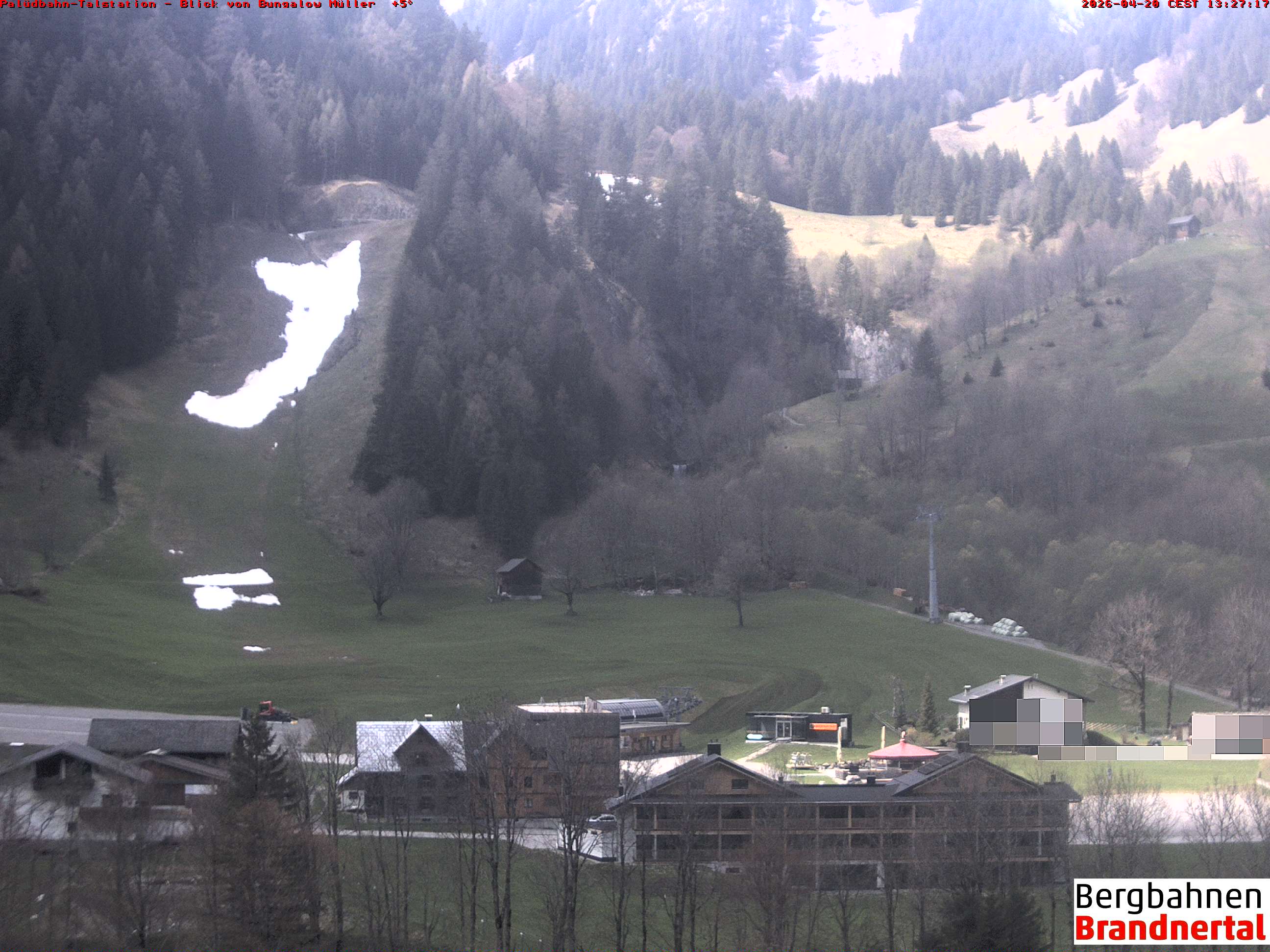 Blick auf Palüdbahn von Bungalow Müller