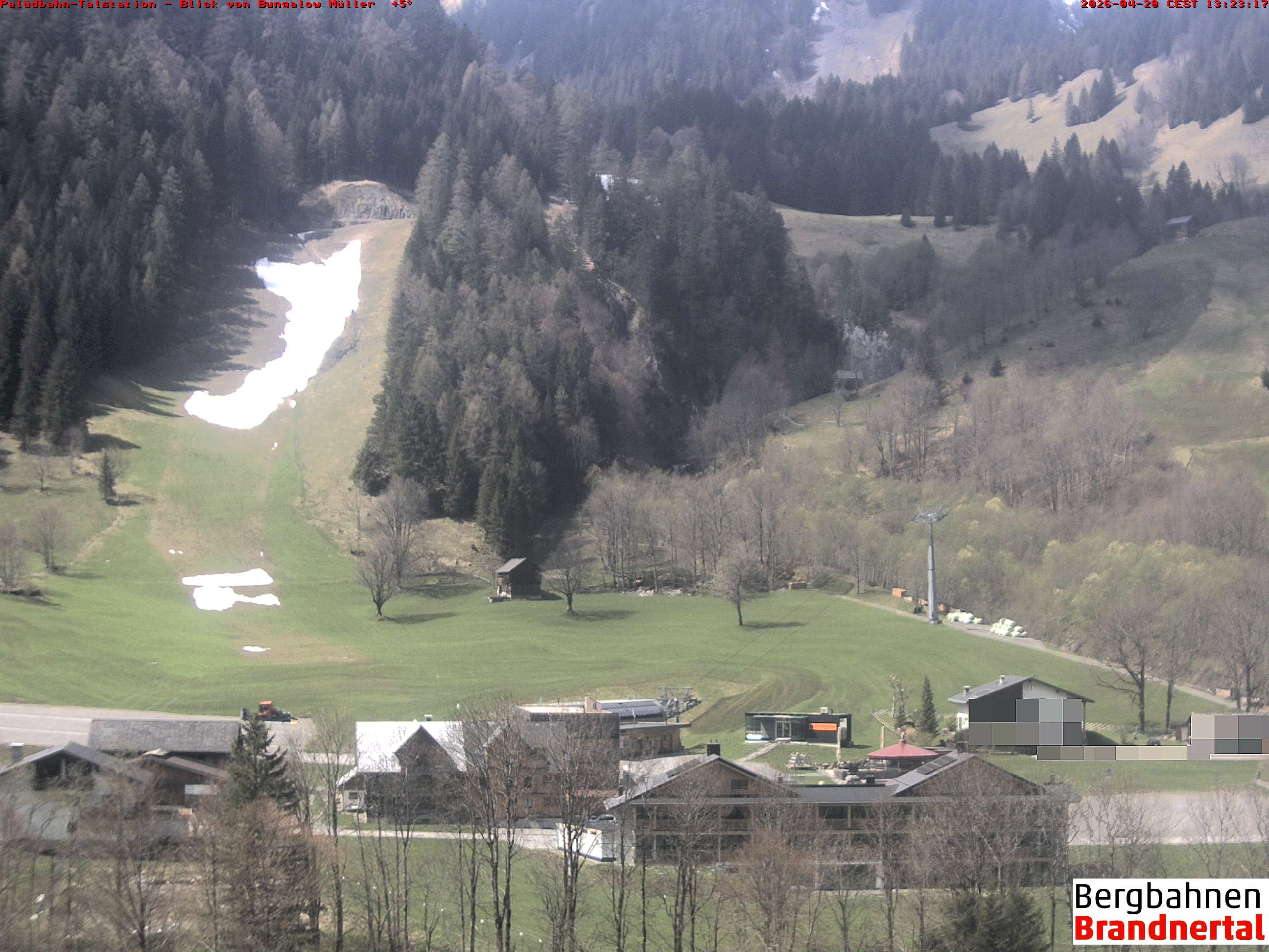Blick auf Palüdbahn von Bungalow Müller