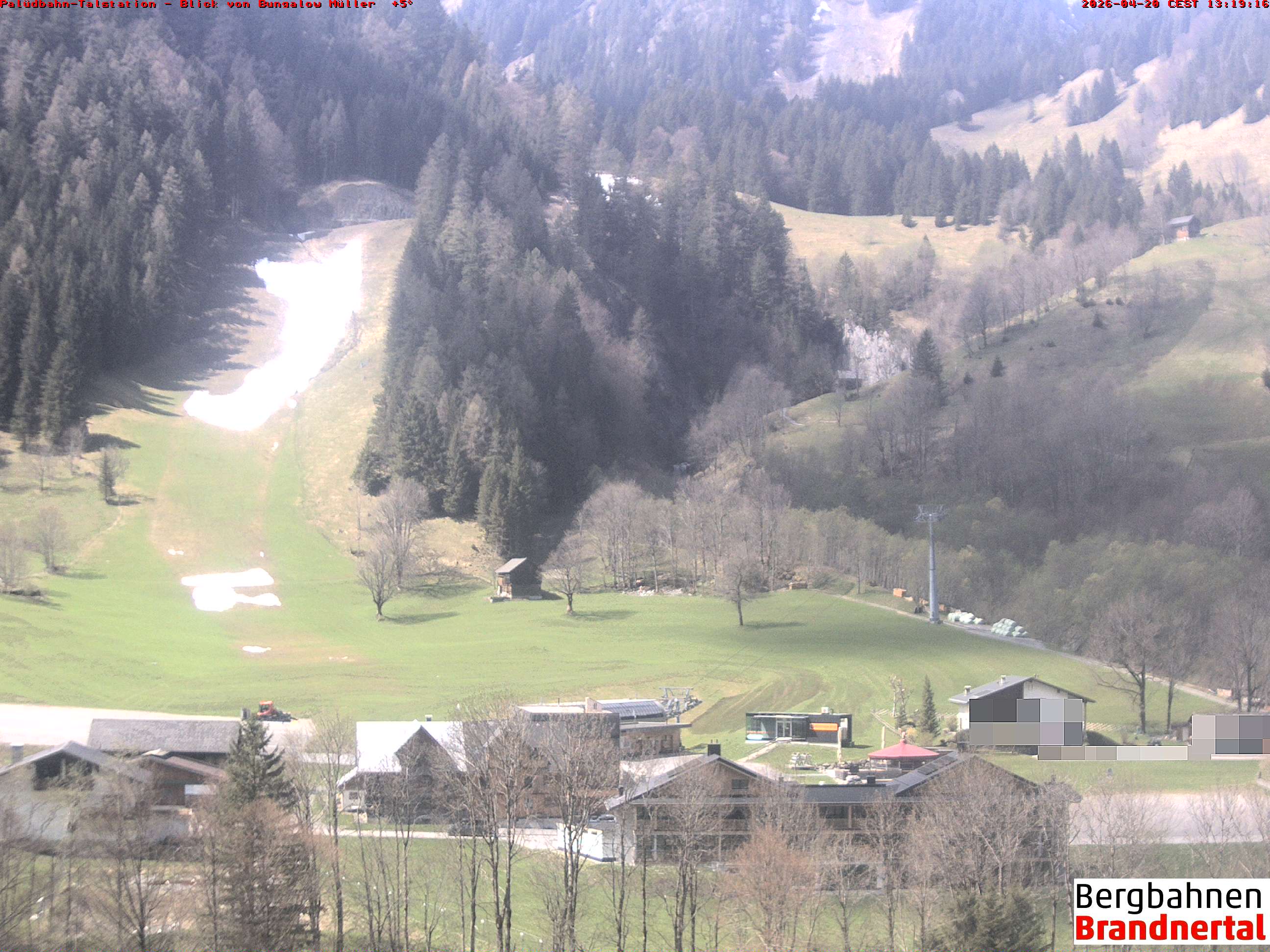 Blick auf Palüdbahn von Bungalow Müller