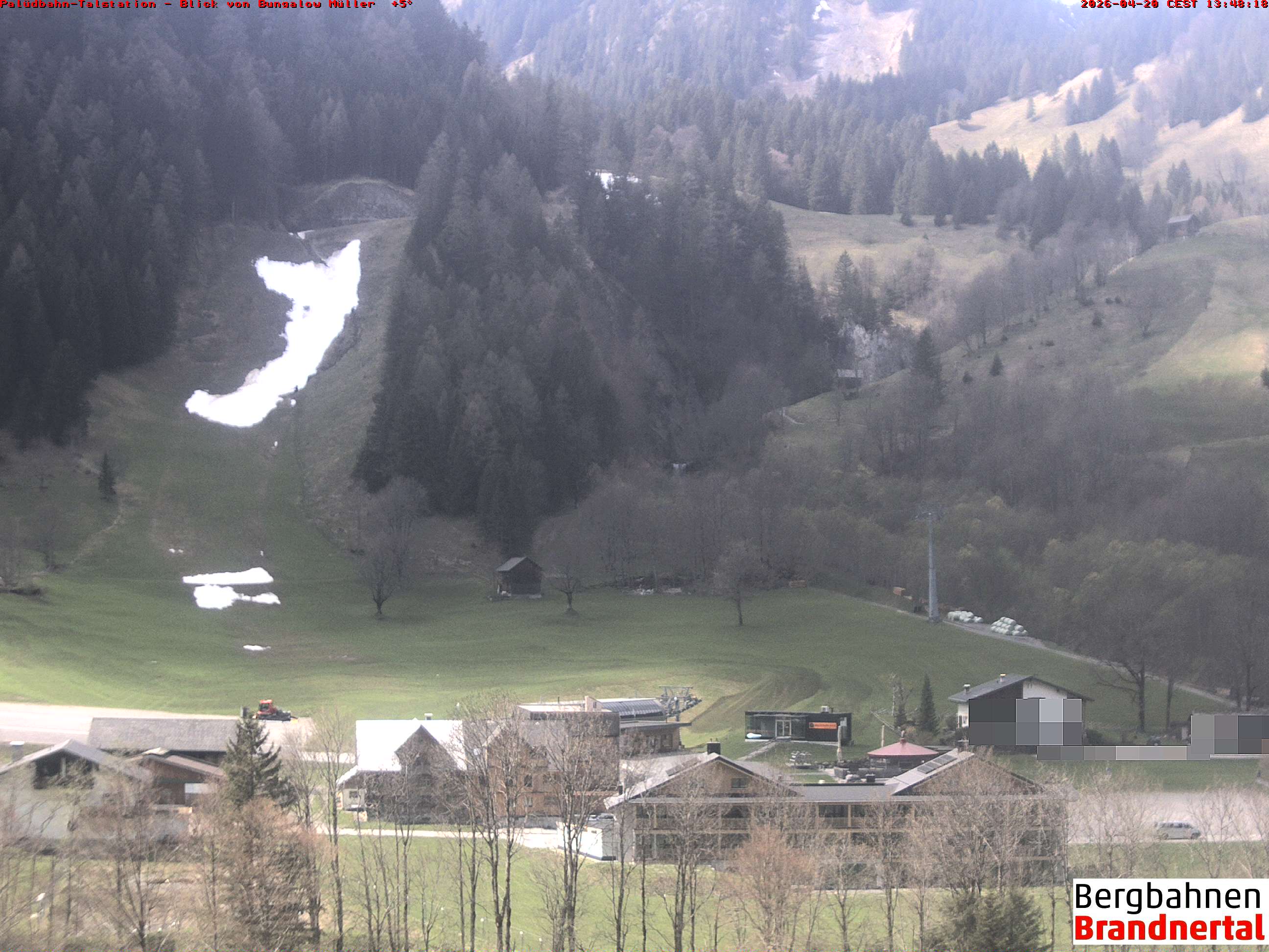 Blick auf Palüdbahn von Bungalow Müller