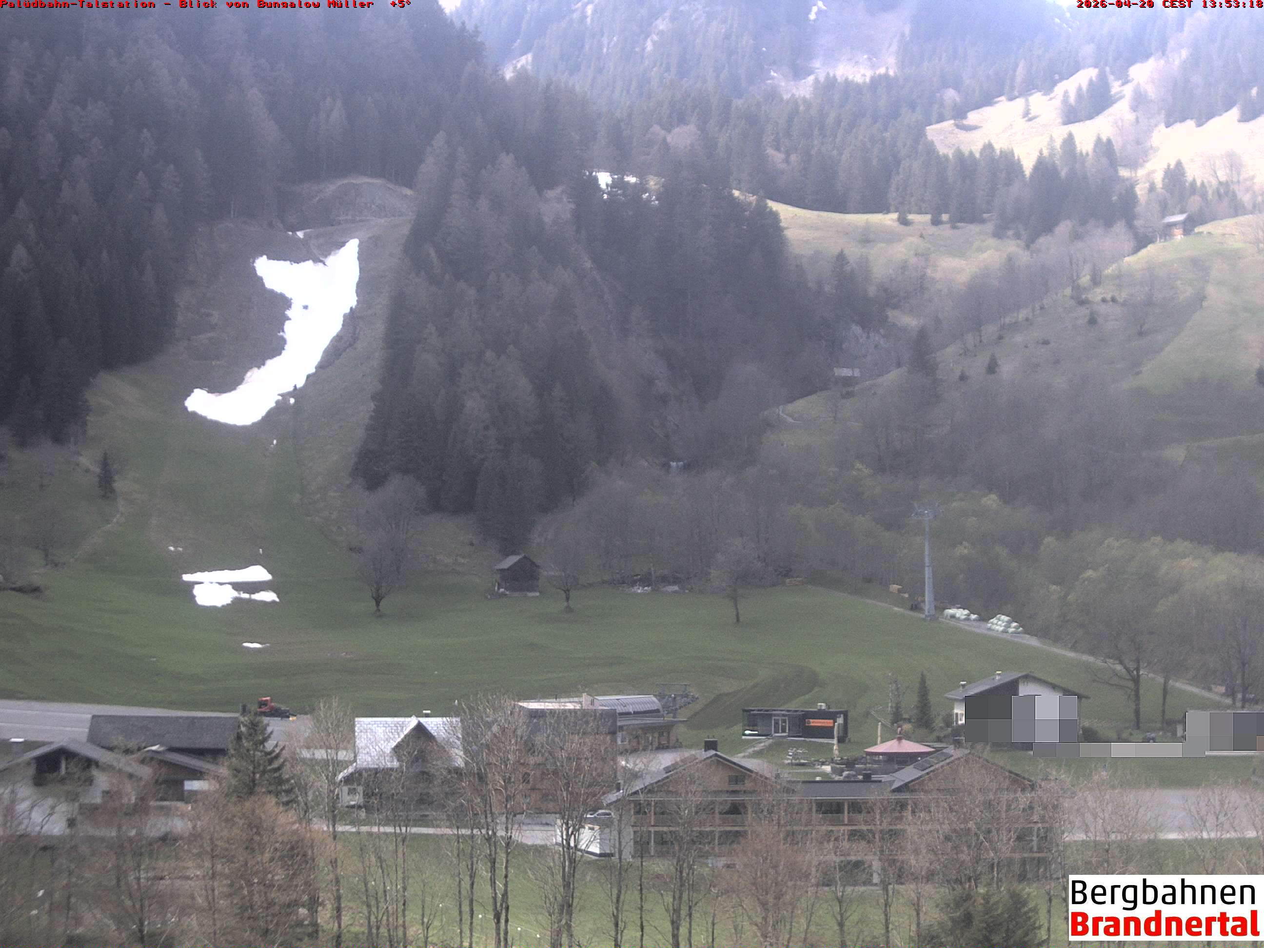 Blick auf Palüdbahn von Bungalow Müller