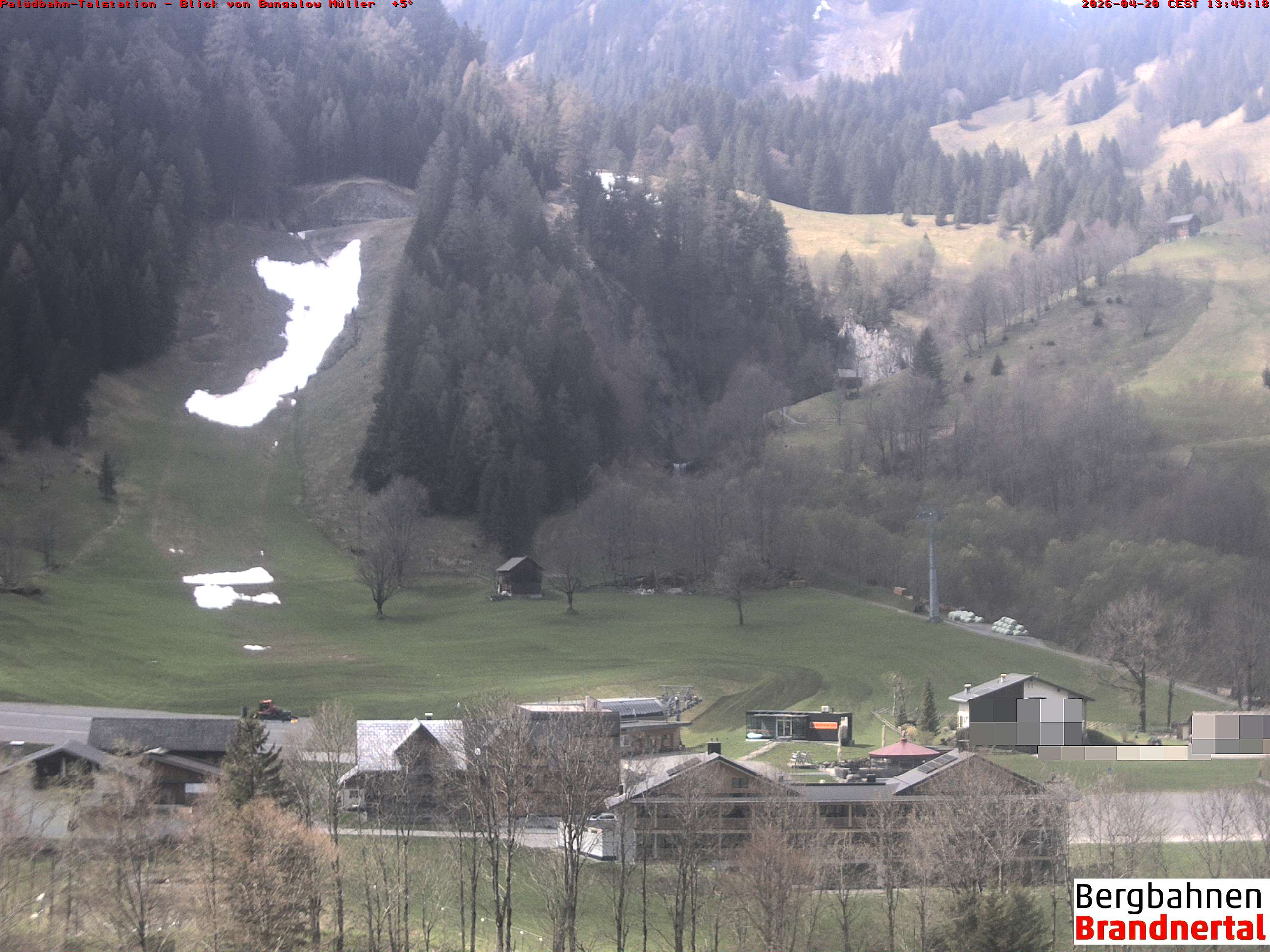 Blick auf Palüdbahn von Bungalow Müller