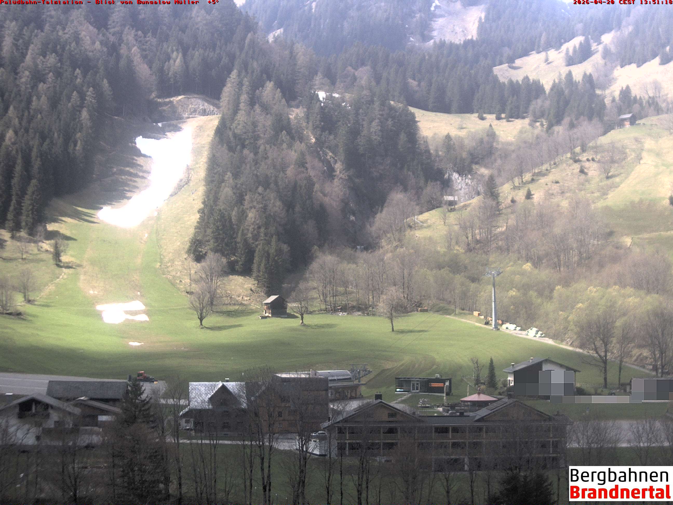 Blick auf Palüdbahn von Bungalow Müller