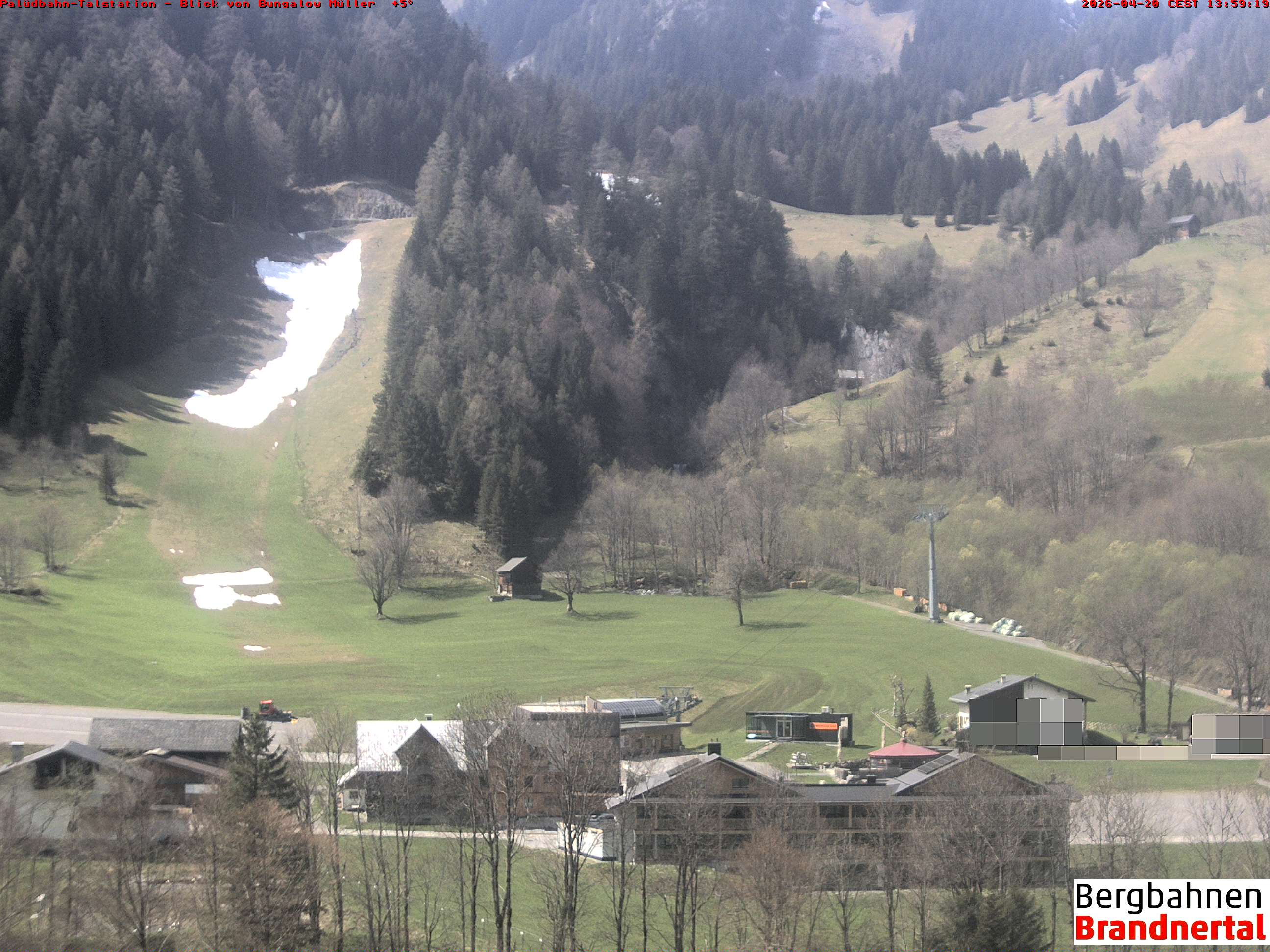 Blick auf Palüdbahn von Bungalow Müller