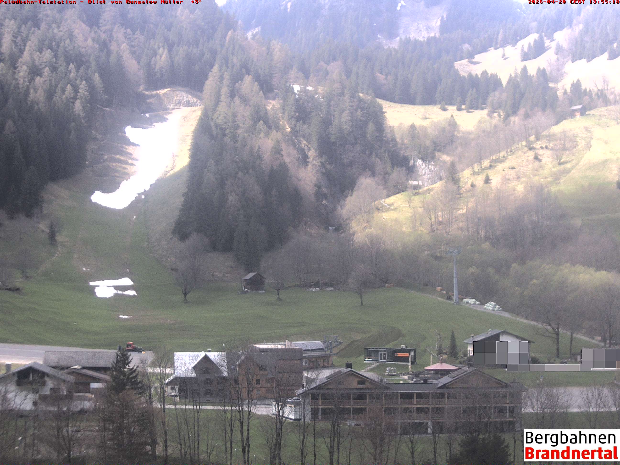 Blick auf Palüdbahn von Bungalow Müller