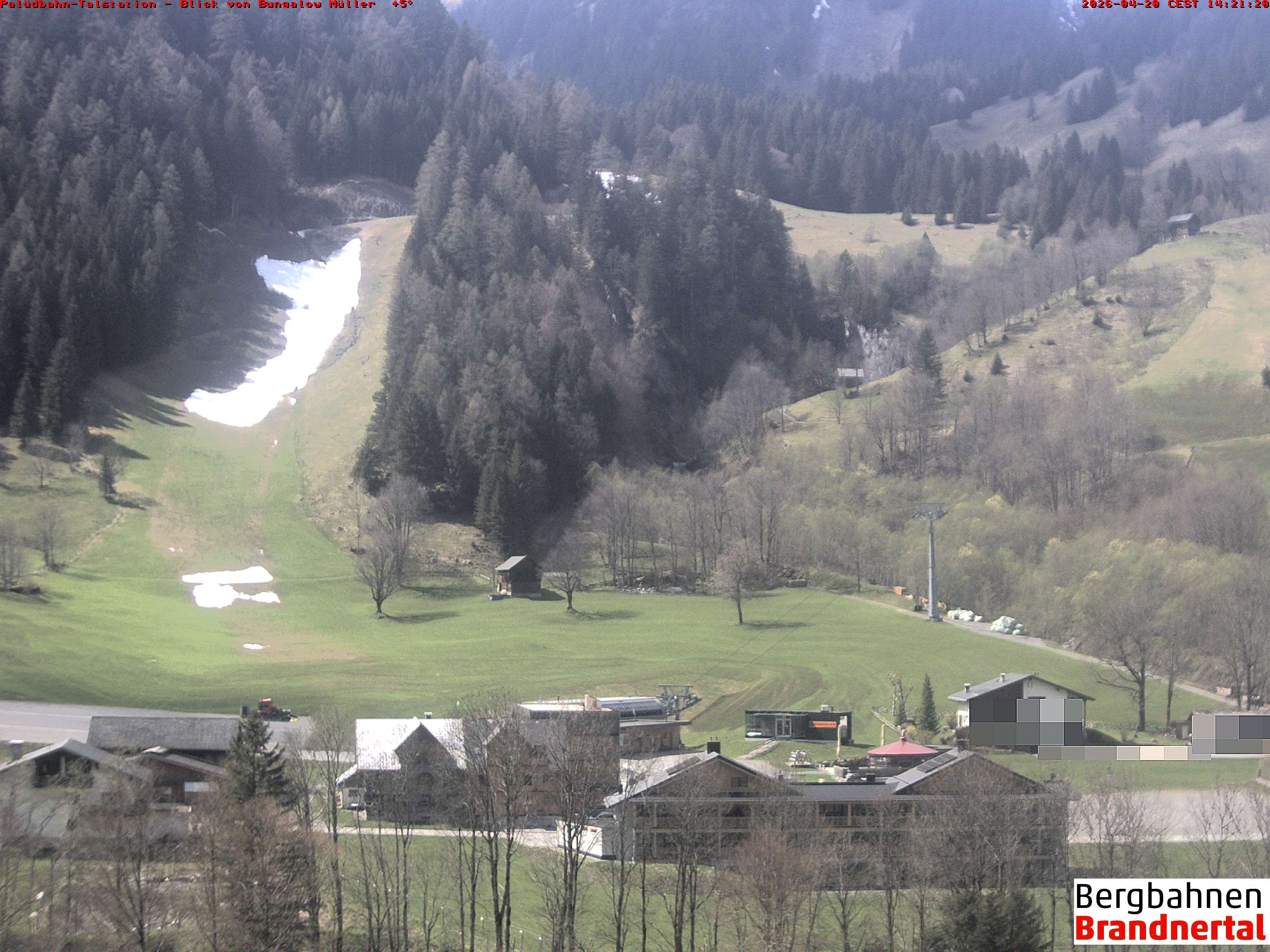 Blick auf Palüdbahn von Bungalow Müller