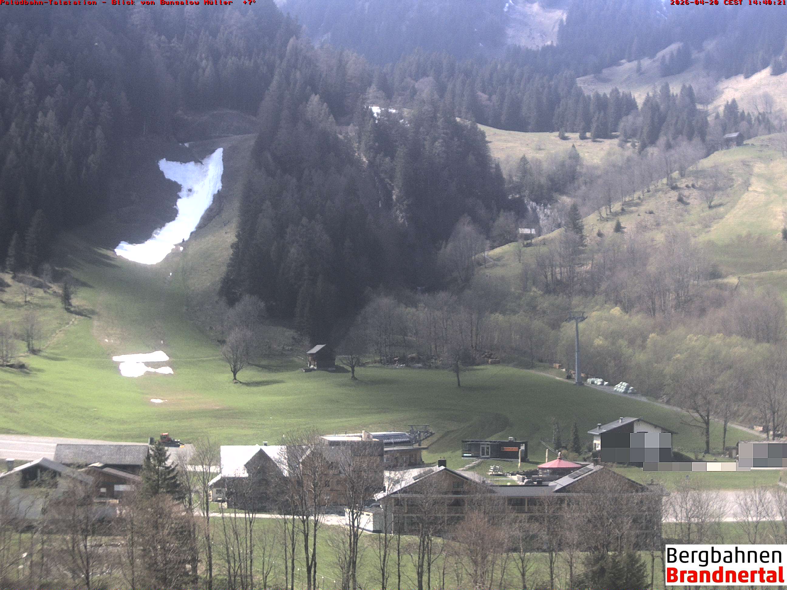 Blick auf Palüdbahn von Bungalow Müller