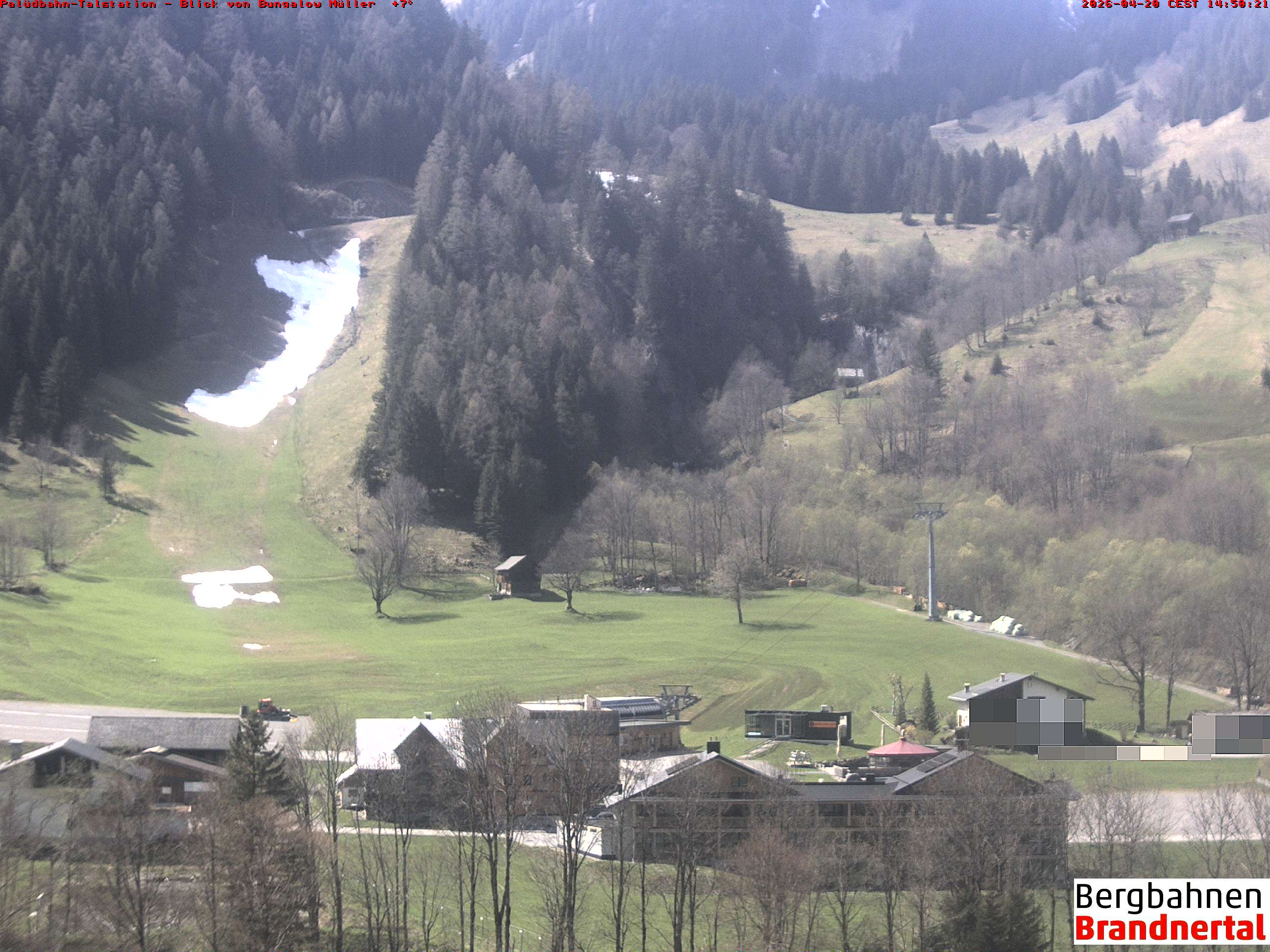 Blick auf Palüdbahn von Bungalow Müller