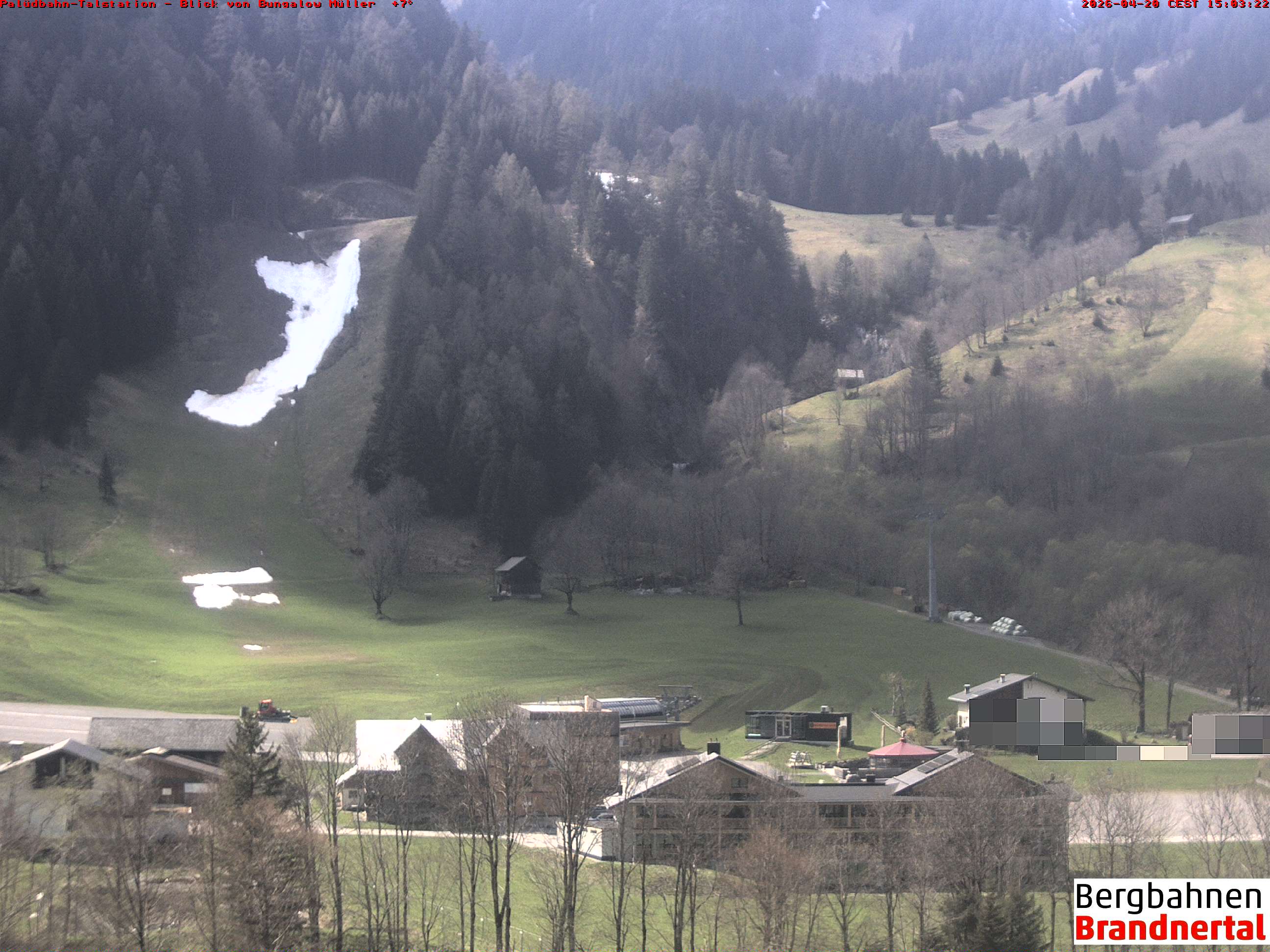 Blick auf Palüdbahn von Bungalow Müller