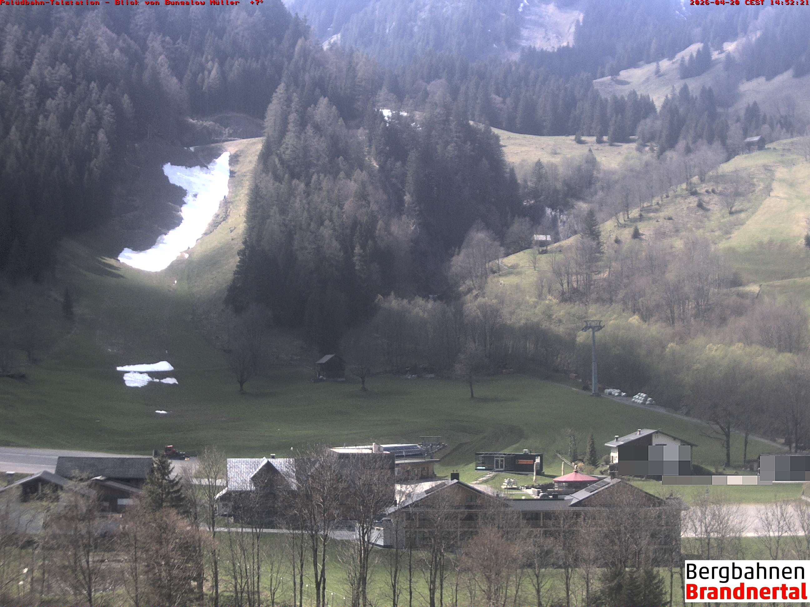 Blick auf Palüdbahn von Bungalow Müller