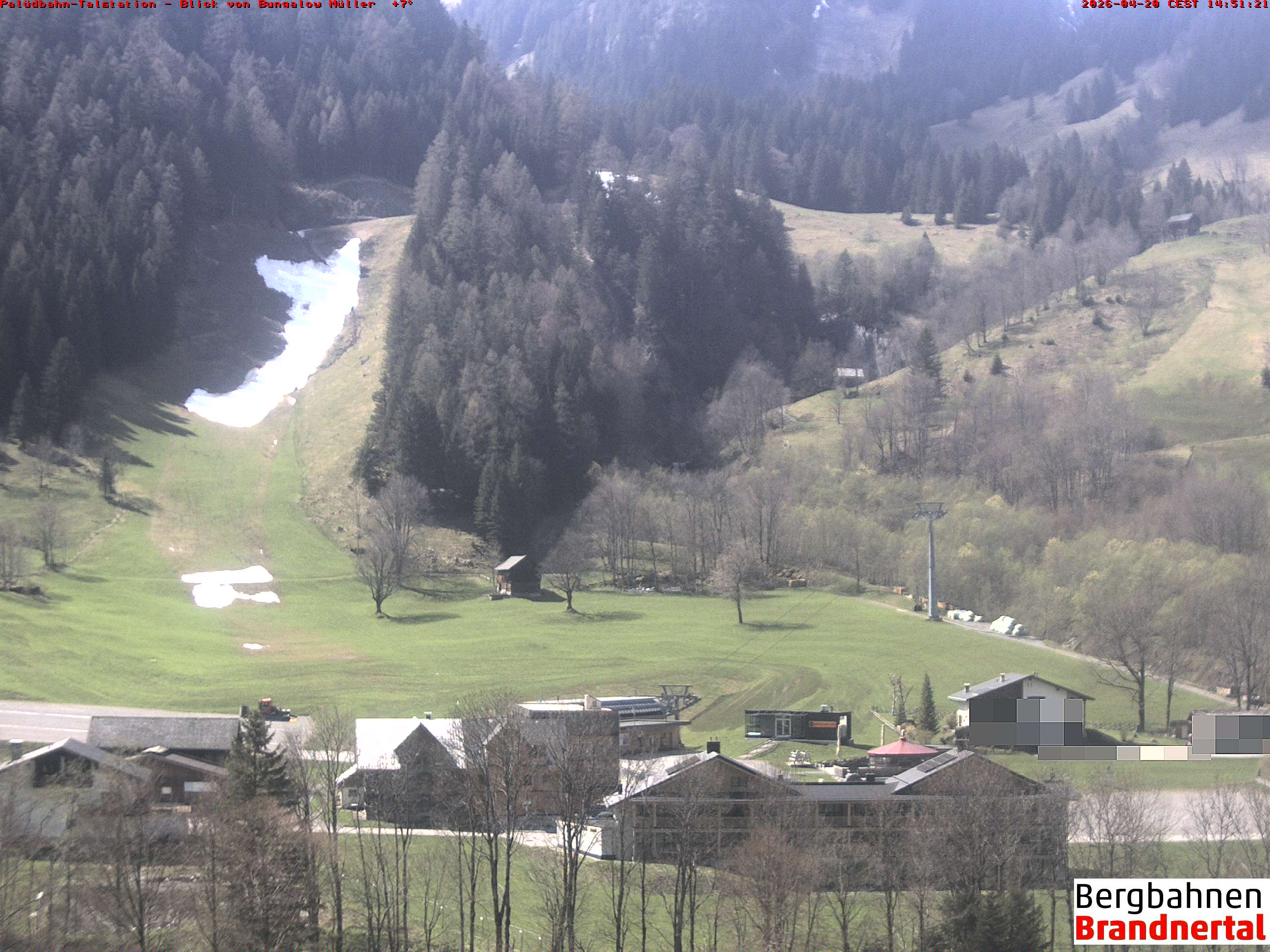 Blick auf Palüdbahn von Bungalow Müller