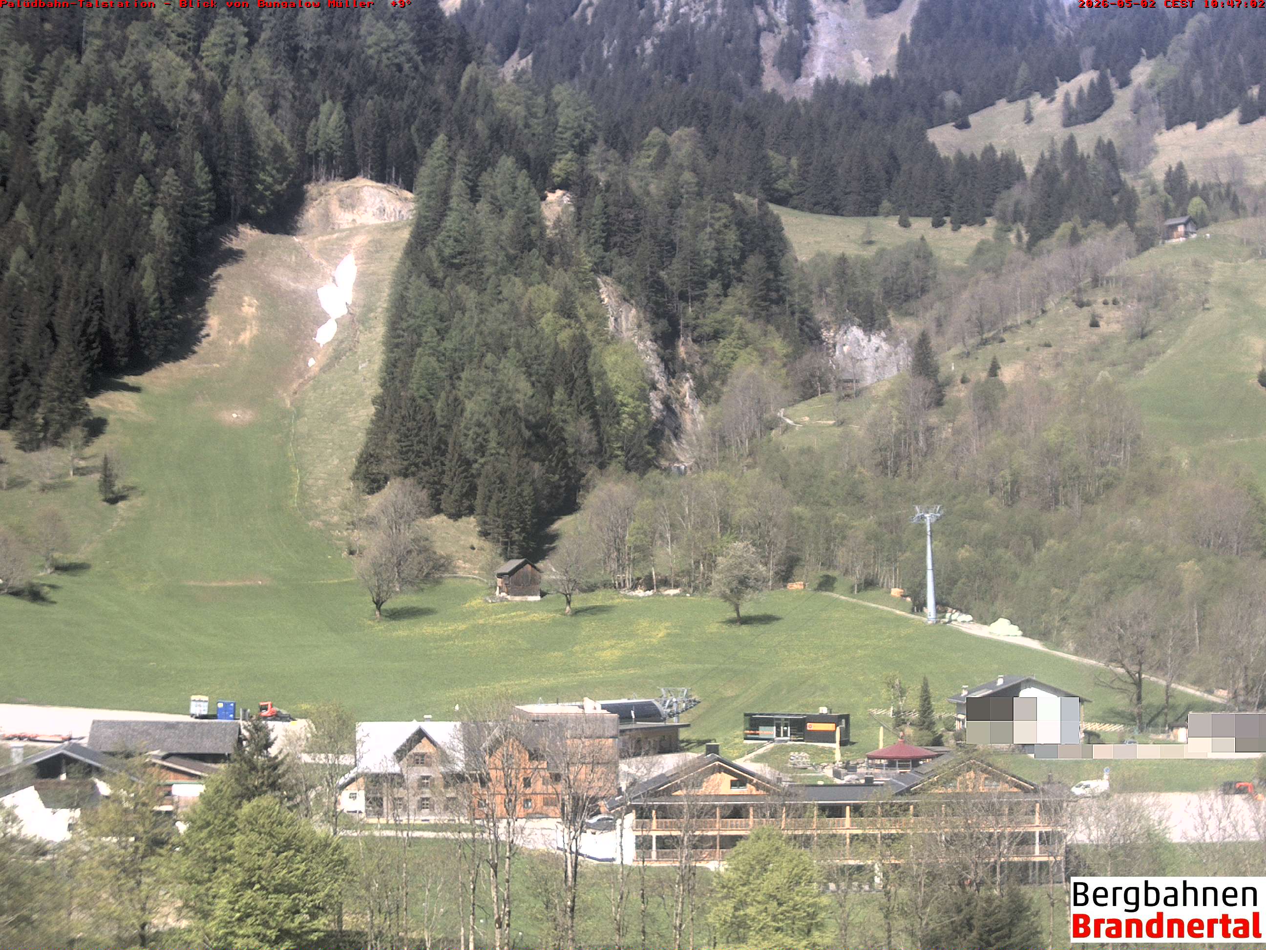 Blick auf Palüdbahn von Bungalow Müller