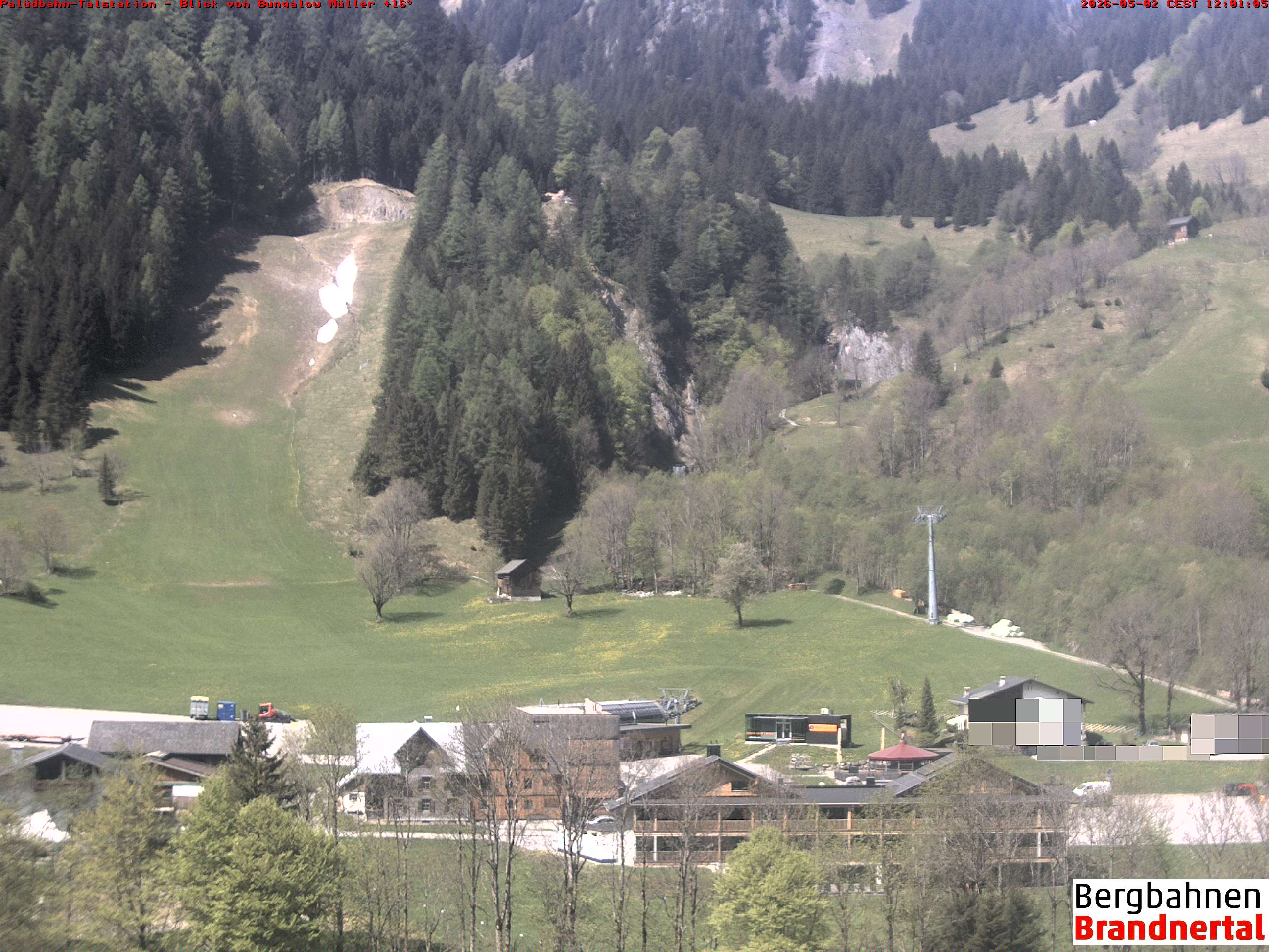 Blick auf Palüdbahn von Bungalow Müller