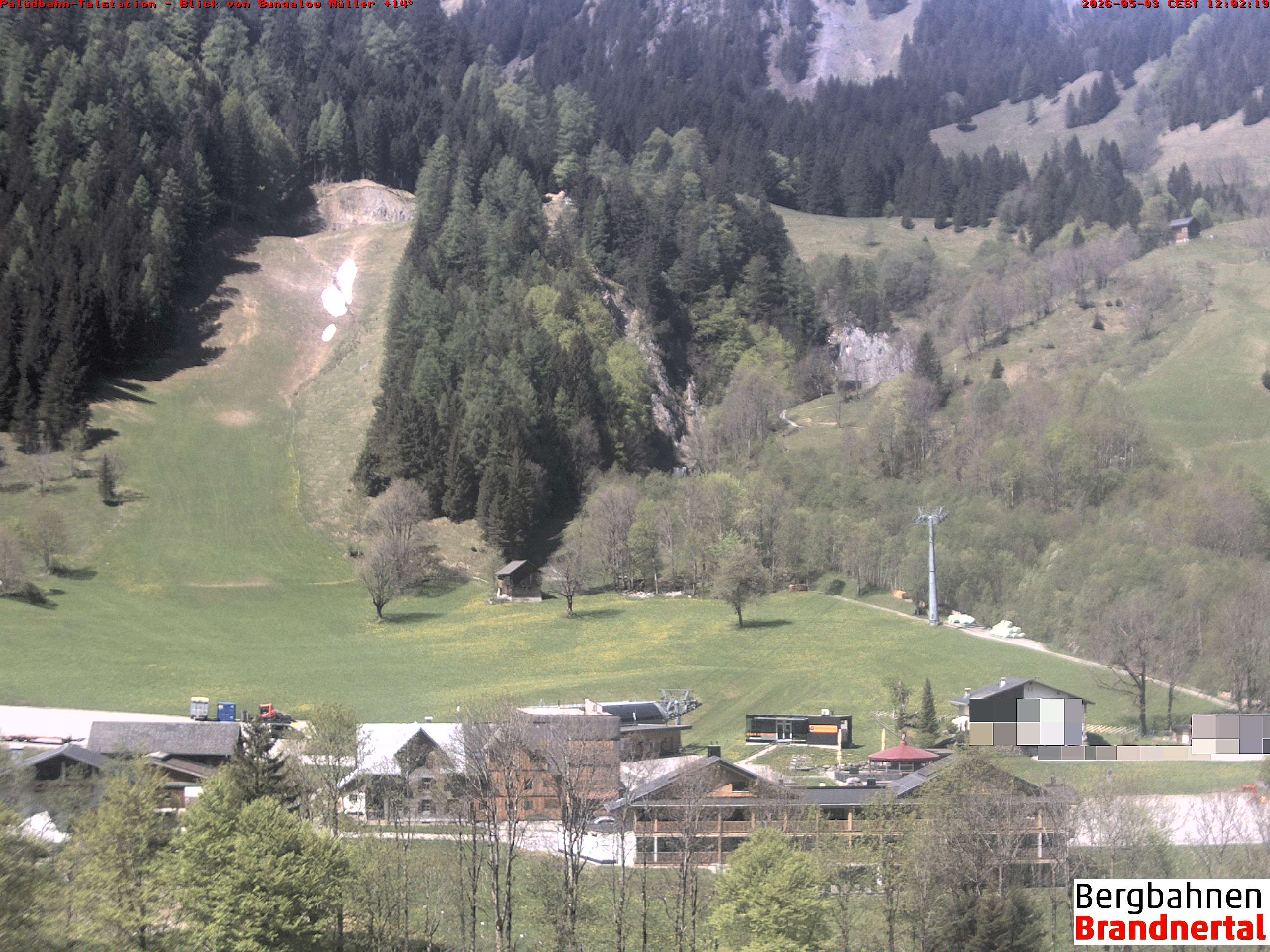 Blick auf Palüdbahn von Bungalow Müller