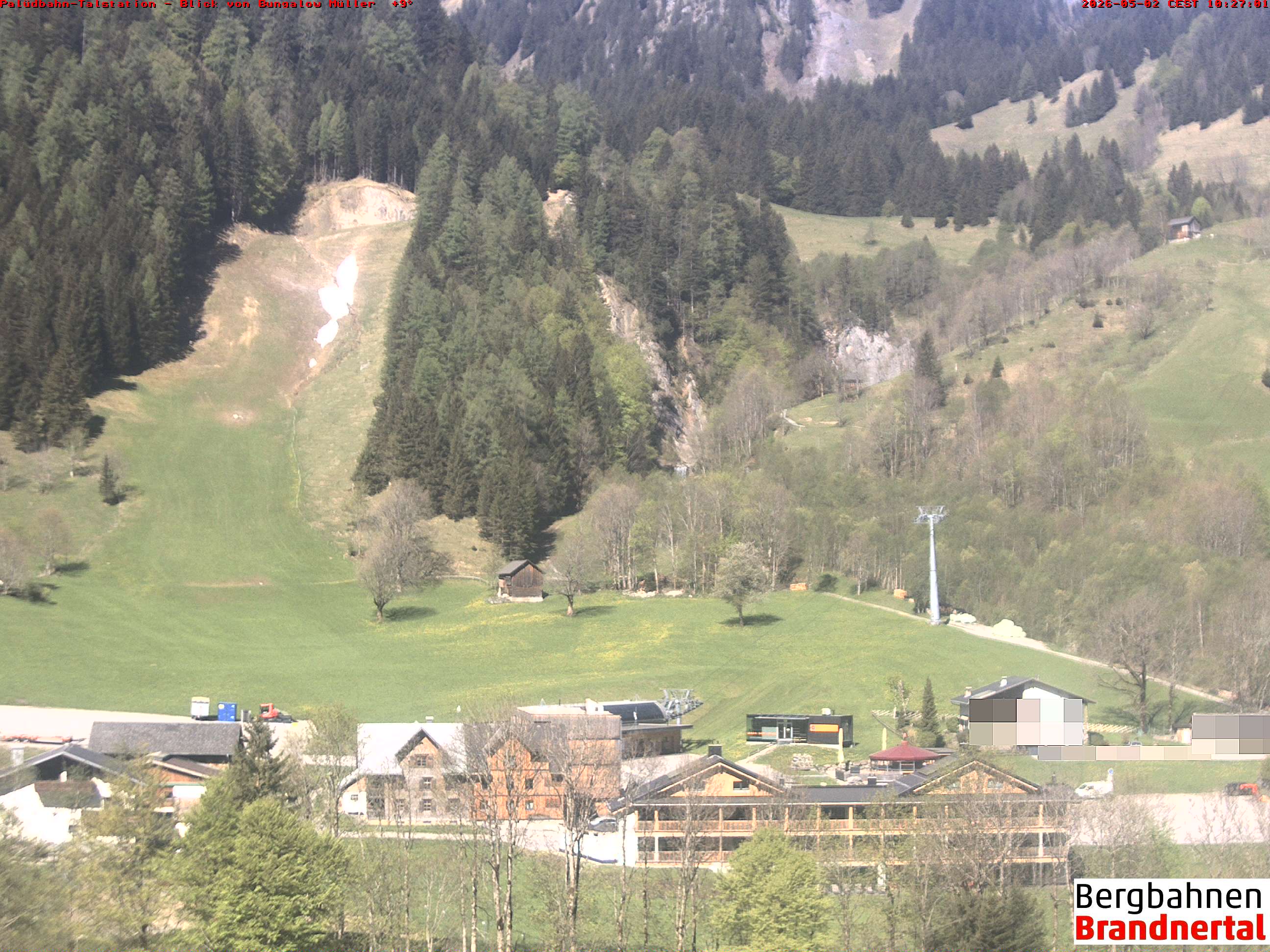 Blick auf Palüdbahn von Bungalow Müller
