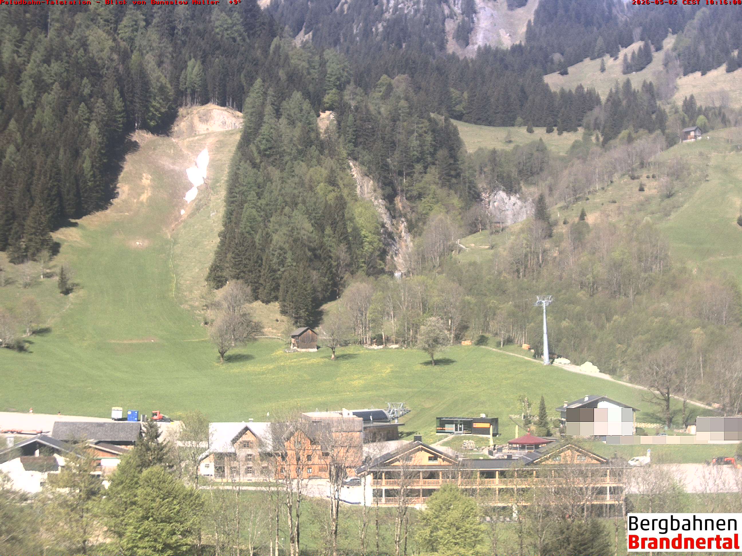 Blick auf Palüdbahn von Bungalow Müller