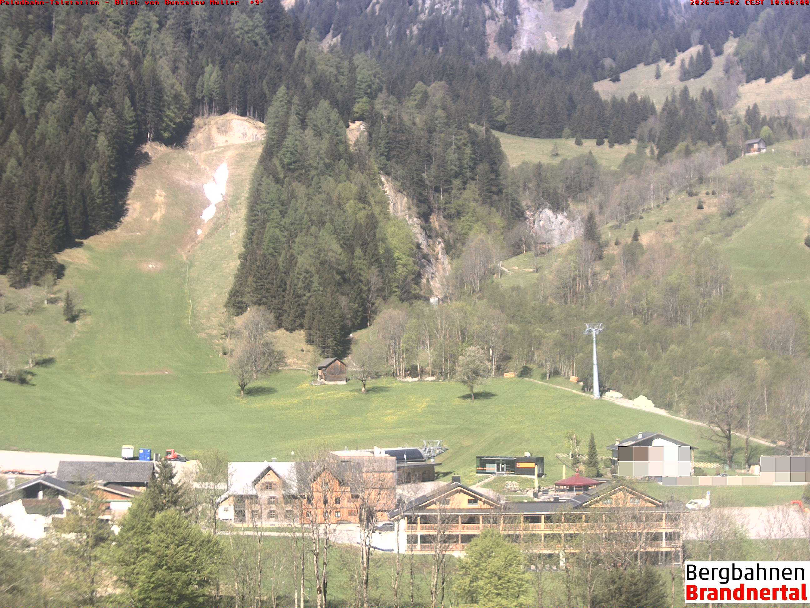 Blick auf Palüdbahn von Bungalow Müller