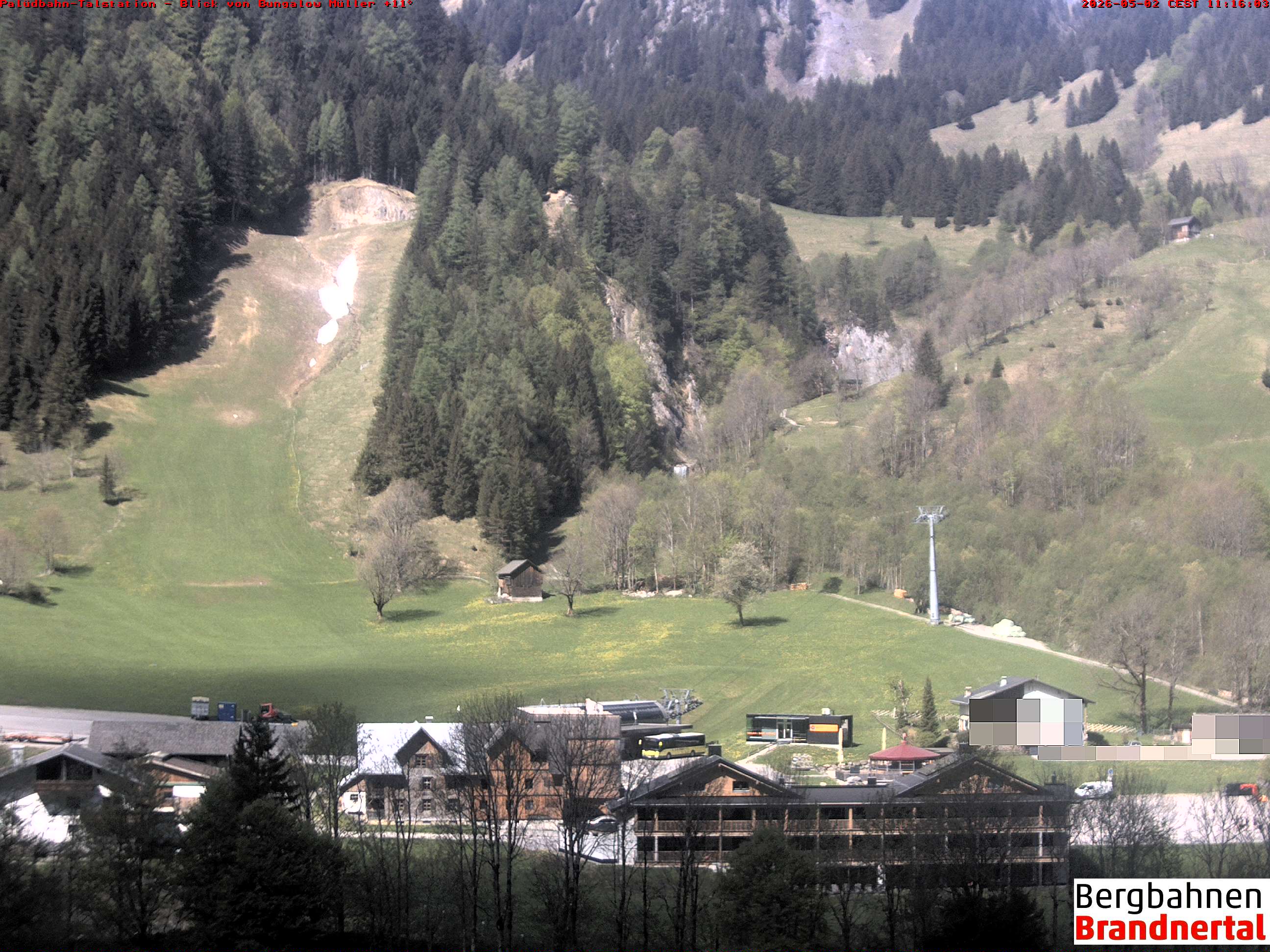 Blick auf Palüdbahn von Bungalow Müller