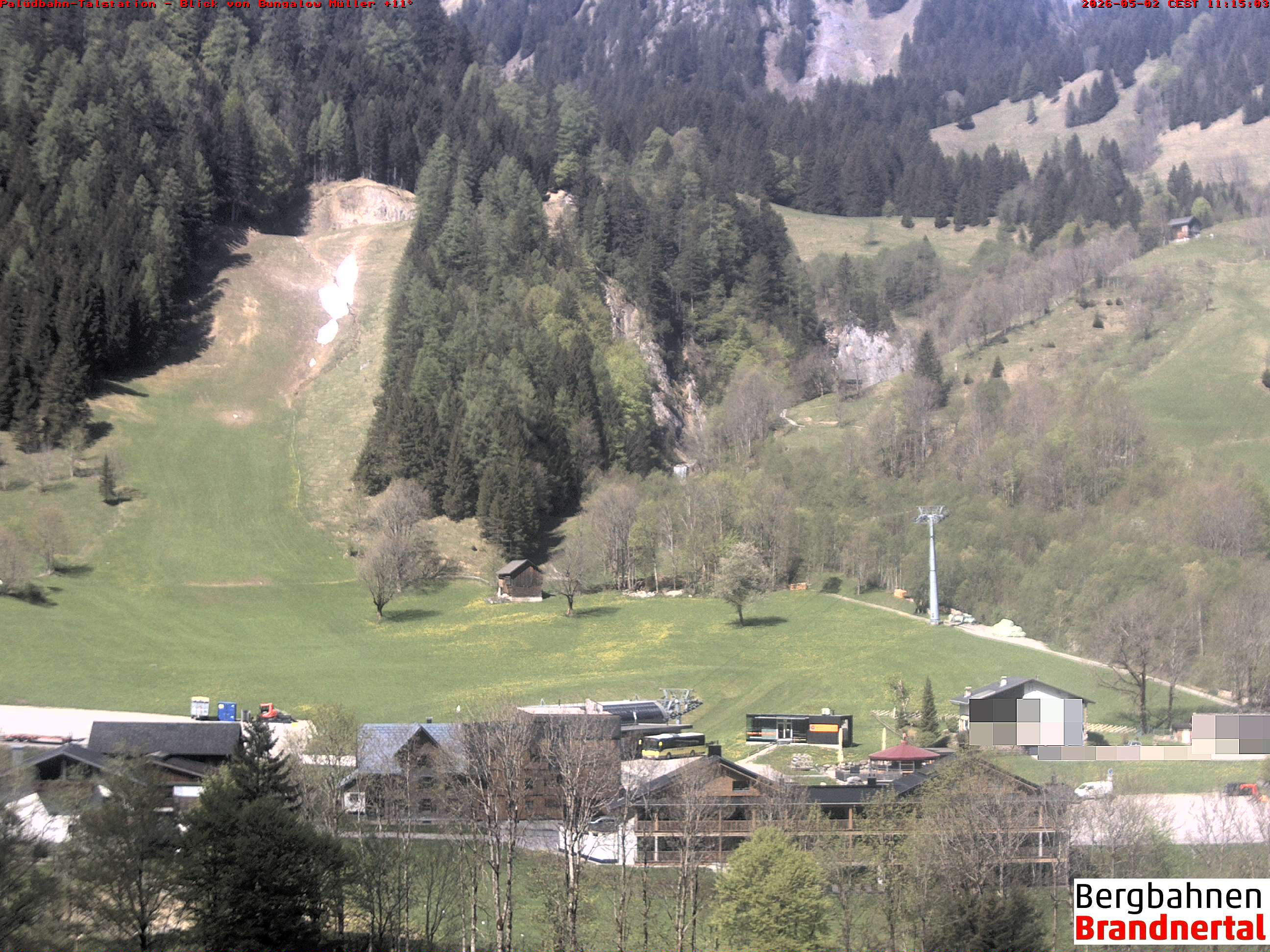 Blick auf Palüdbahn von Bungalow Müller